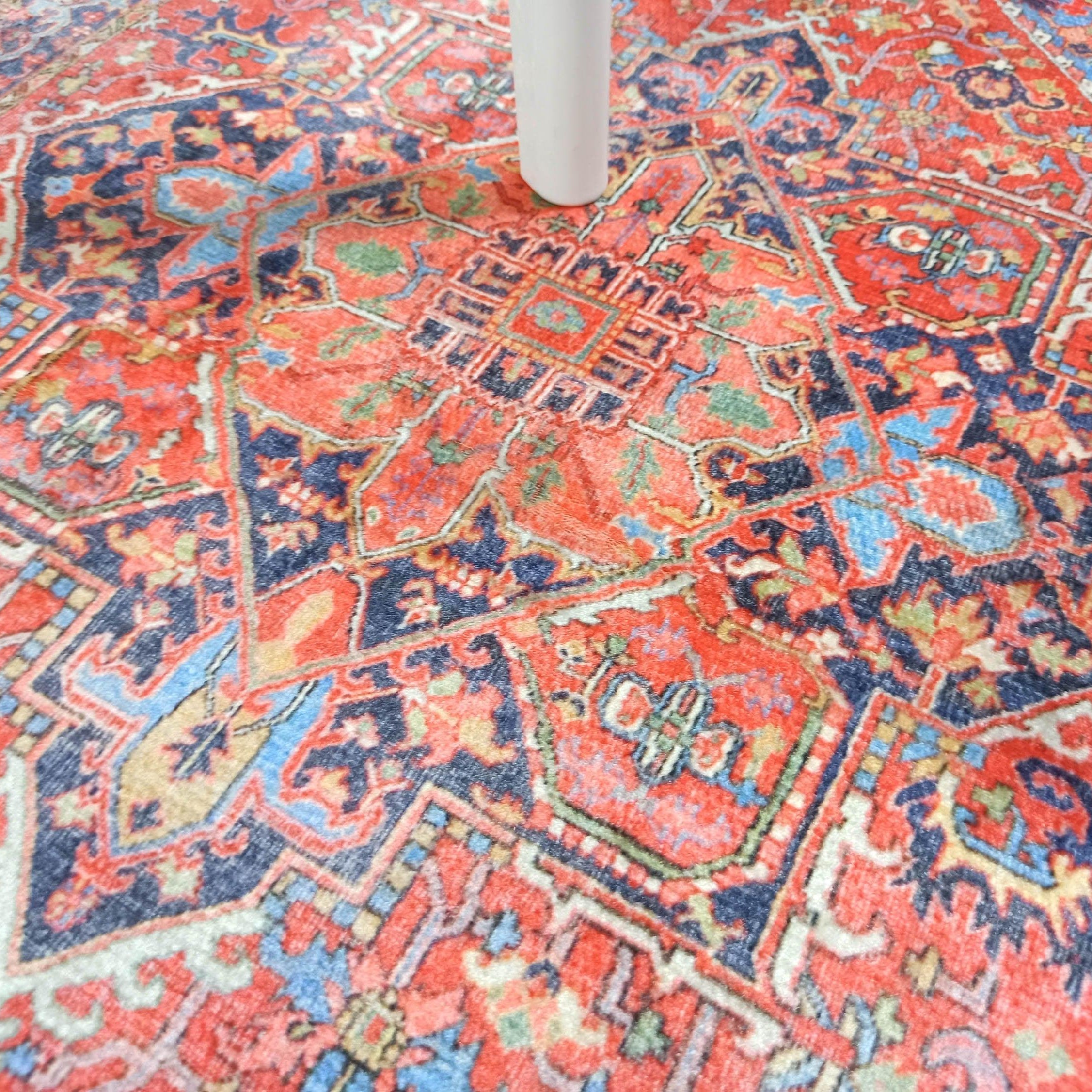 Eliana Red Navy Blue Turkish 2x3 Rug