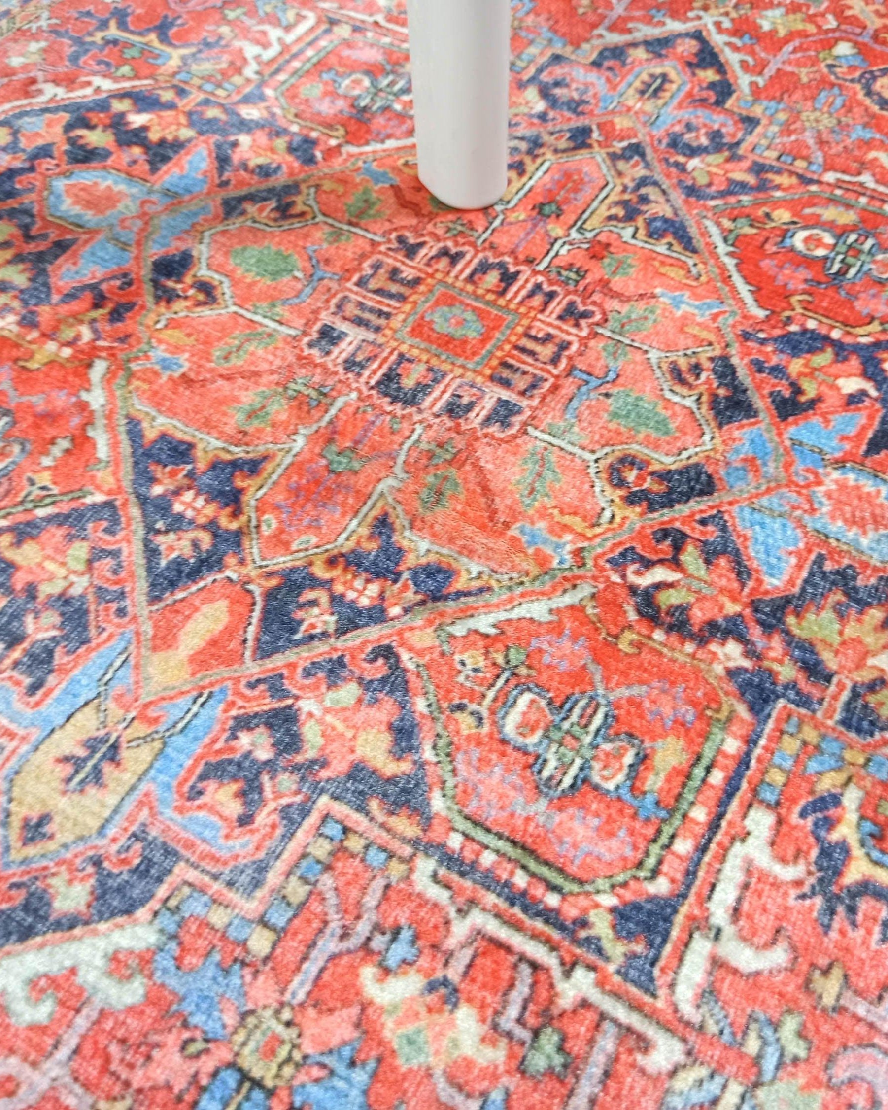 Eliana Red Navy Blue Turkish 2x3 Rug