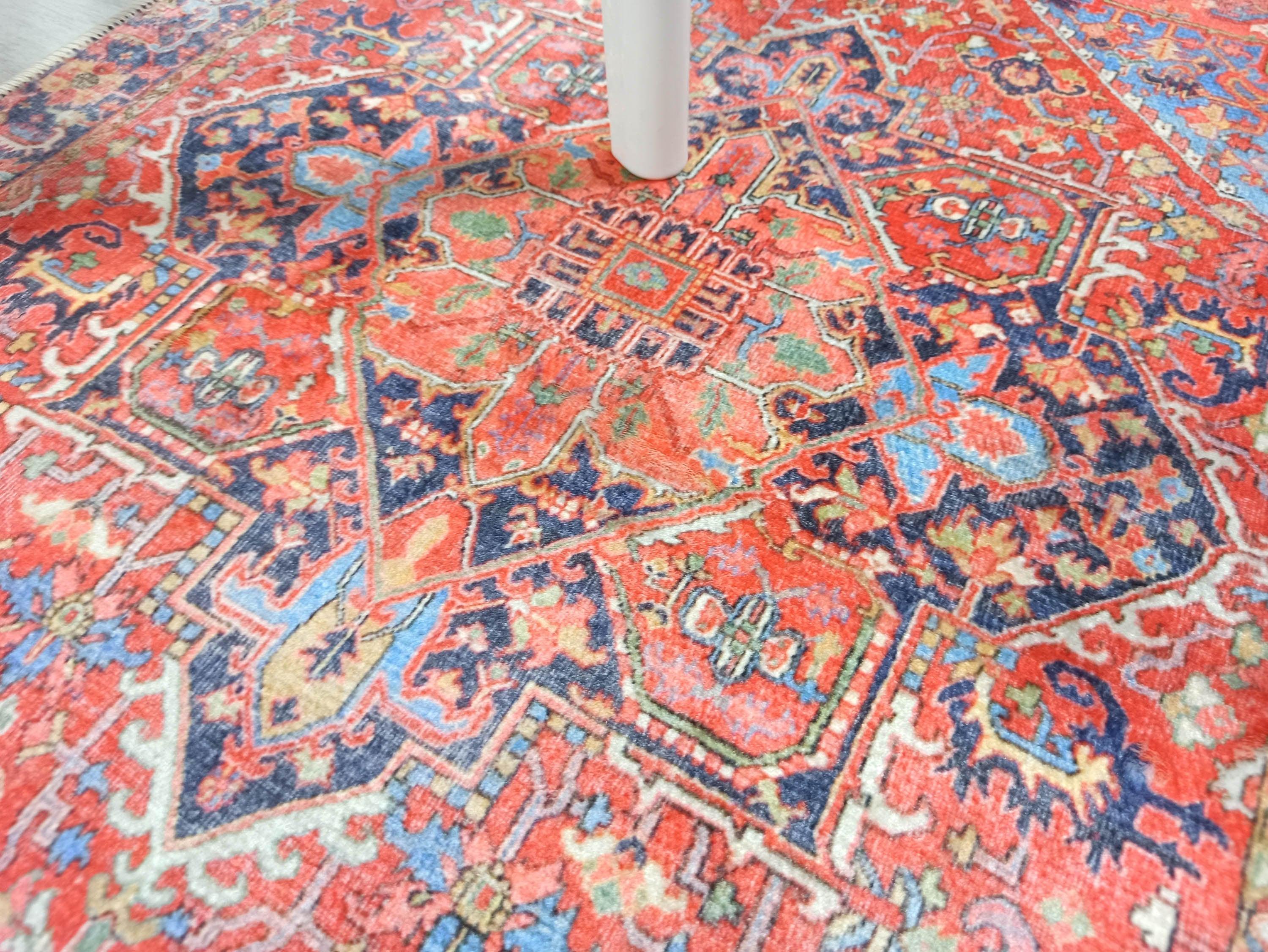 Eliana Red Navy Blue Turkish 2x3 Rug