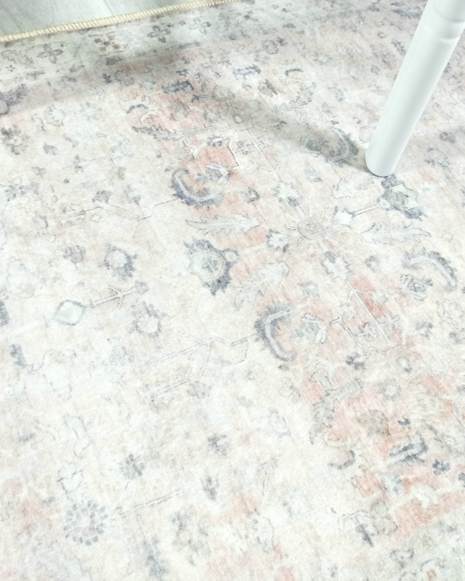 Azalea Neutral Beige Blush Orange Oushak 2x3 Rug