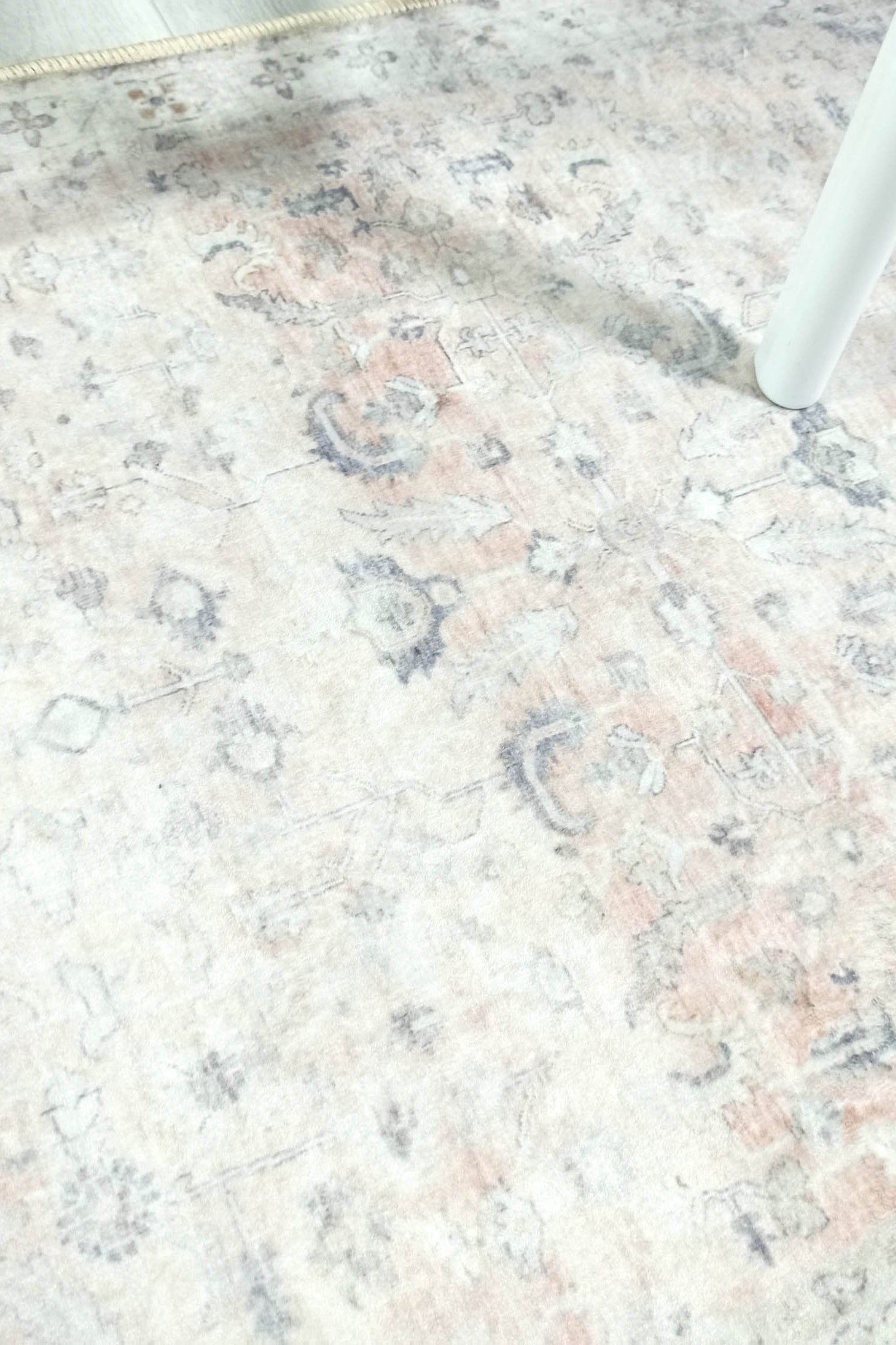 Azalea Neutral Beige Blush Orange Oushak 2x3 Rug