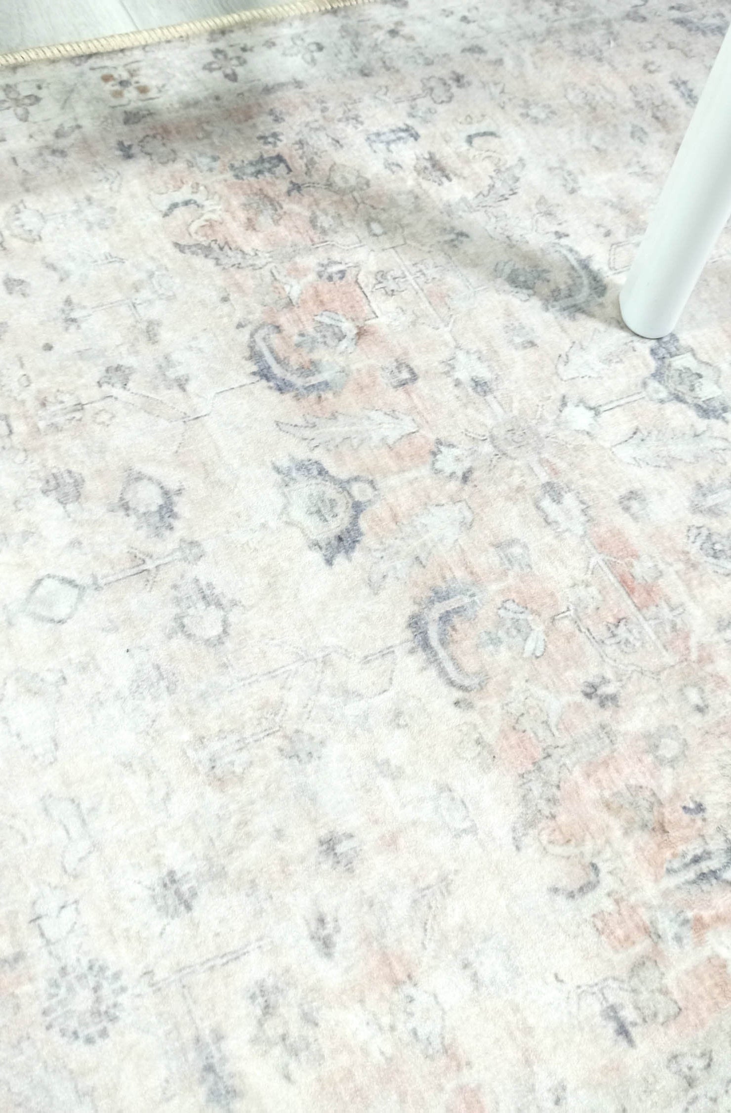 Azalea Neutral Beige Blush Orange Oushak 2x3 Rug