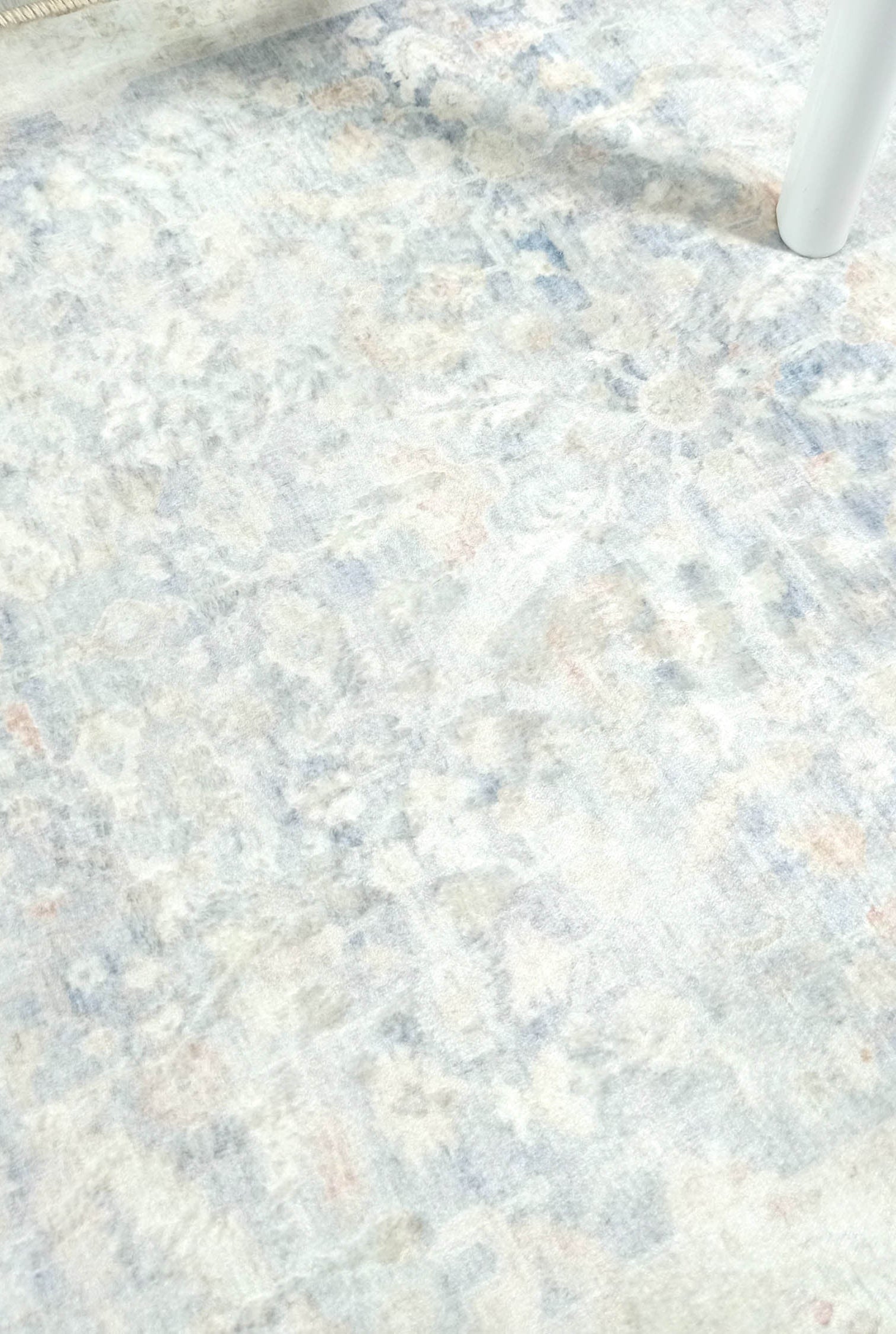 Londyn Neutral Faded Navy Blue Oushak Small 2x3 Rug