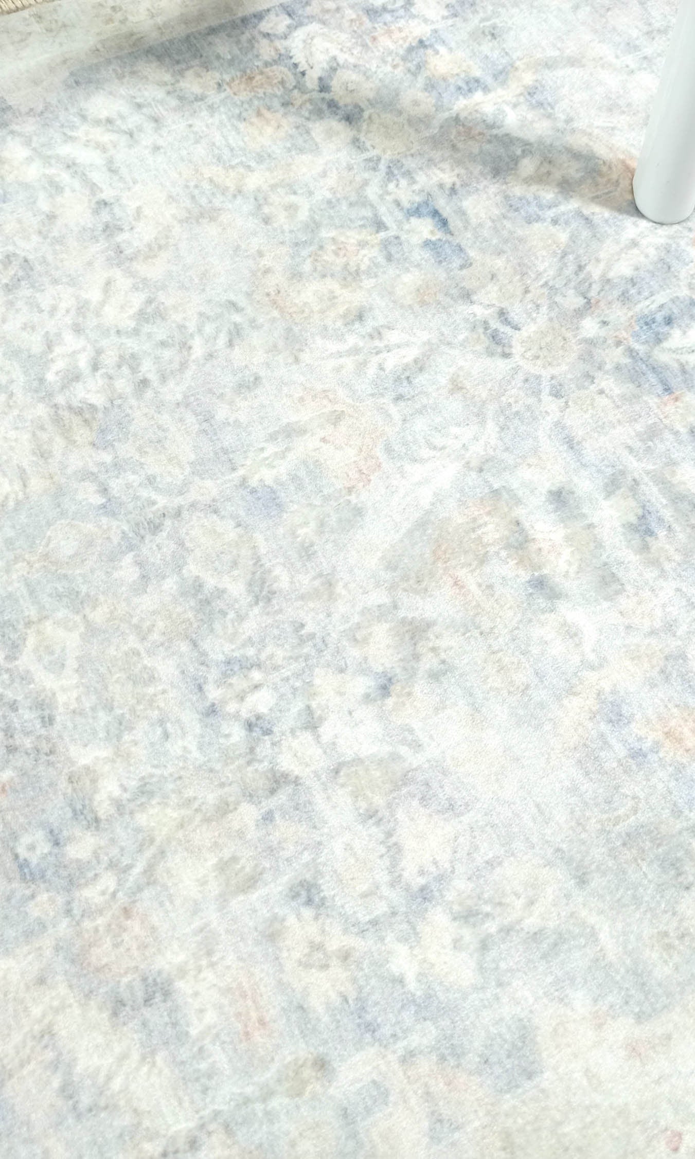 Londyn Neutral Faded Navy Blue Oushak Small 2x3 Rug