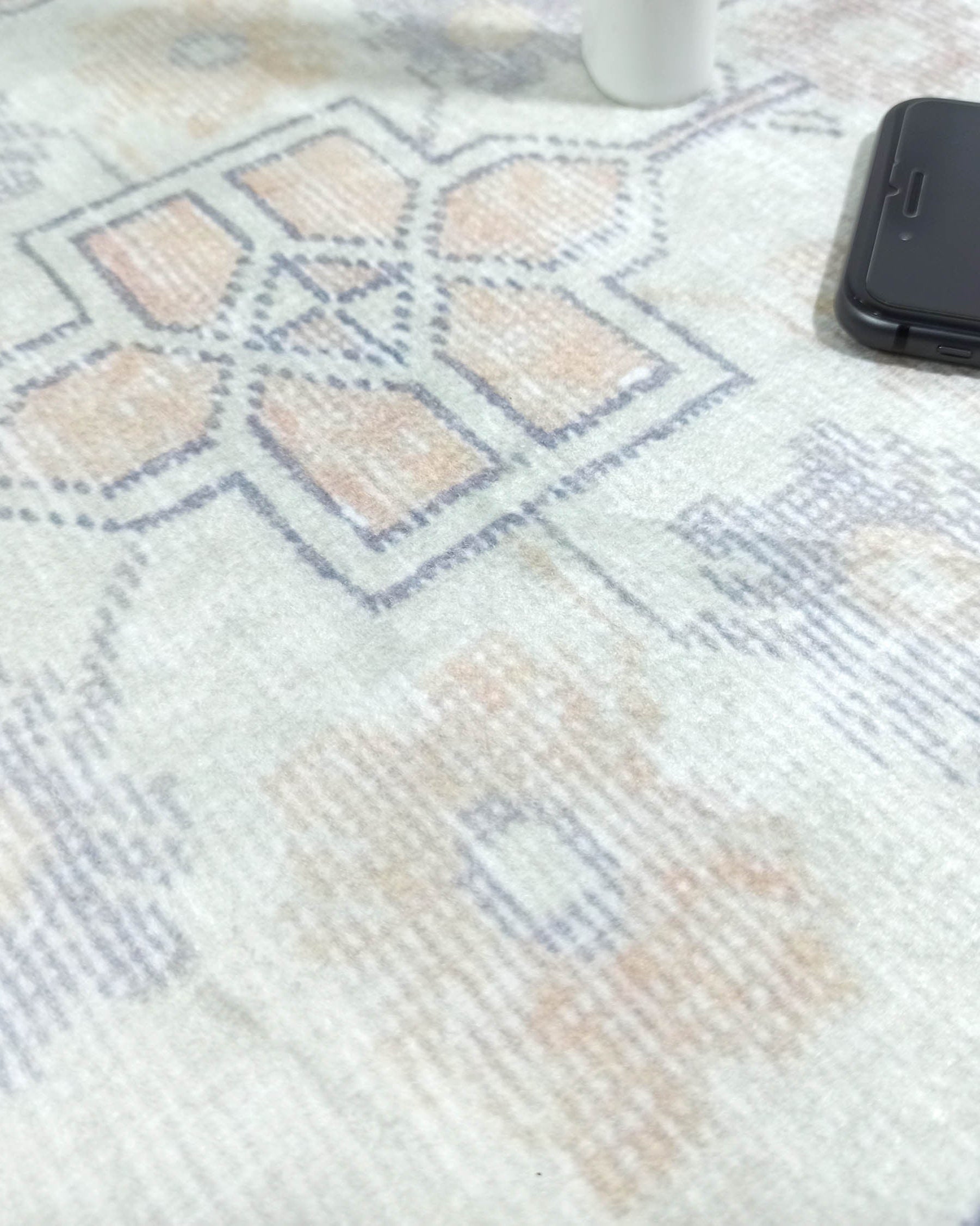 Erin Beige Green Vintage Turkish 2x3 Rug