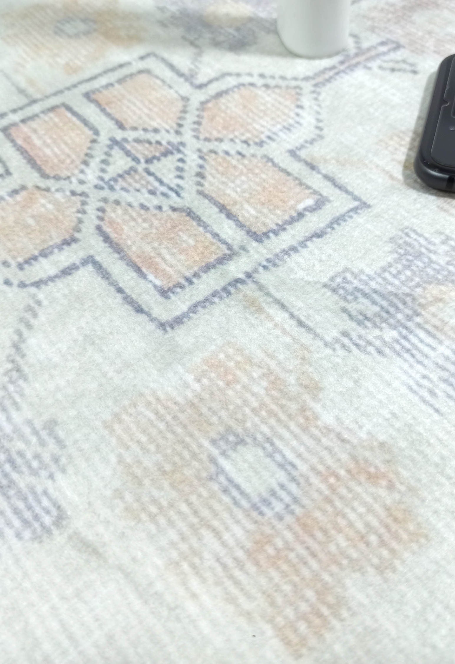 Erin Beige Green Vintage Turkish 2x3 Rug