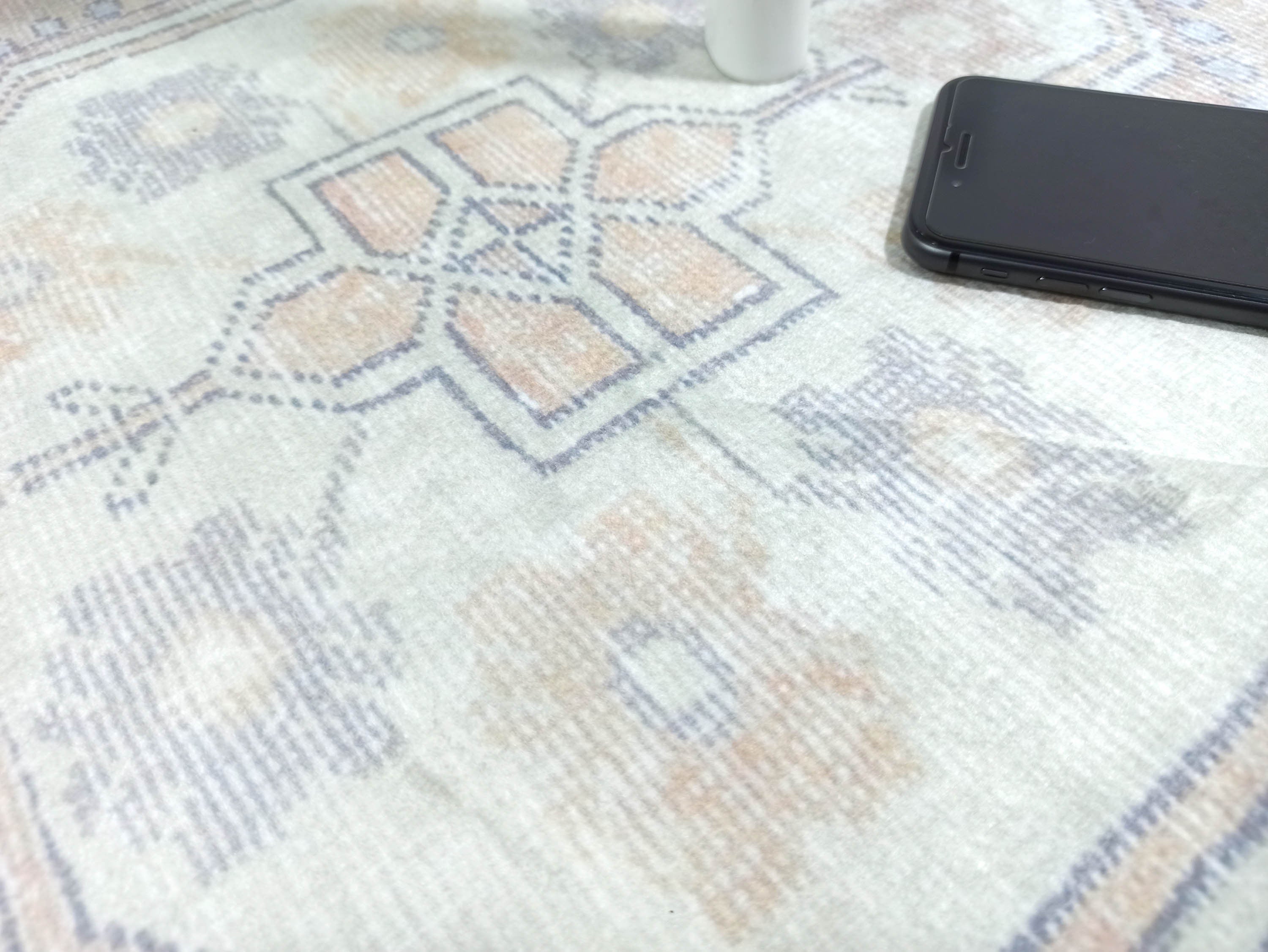 Erin Beige Green Vintage Turkish 2x3 Rug