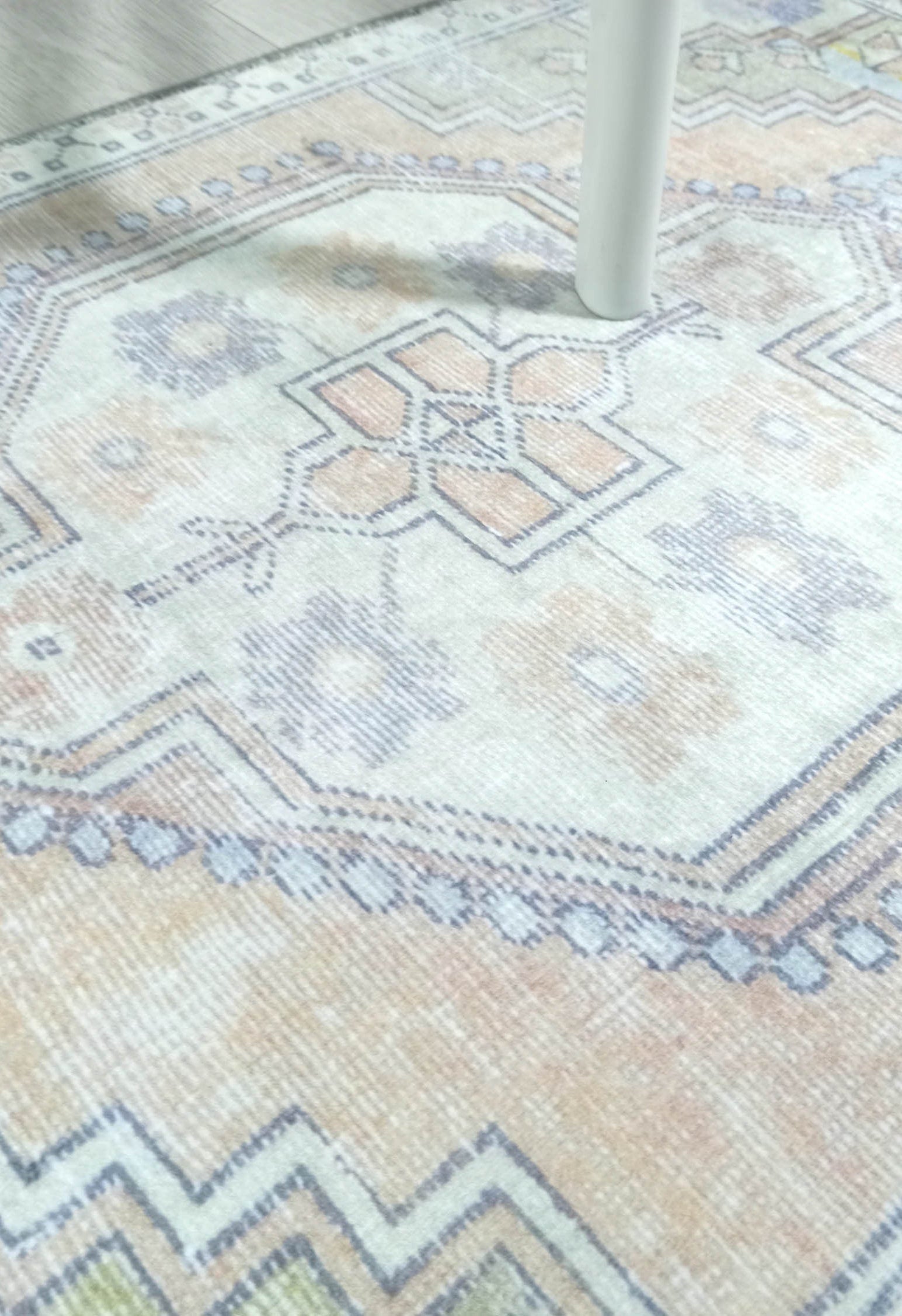 Erin Beige Green Vintage Turkish 2x3 Rug