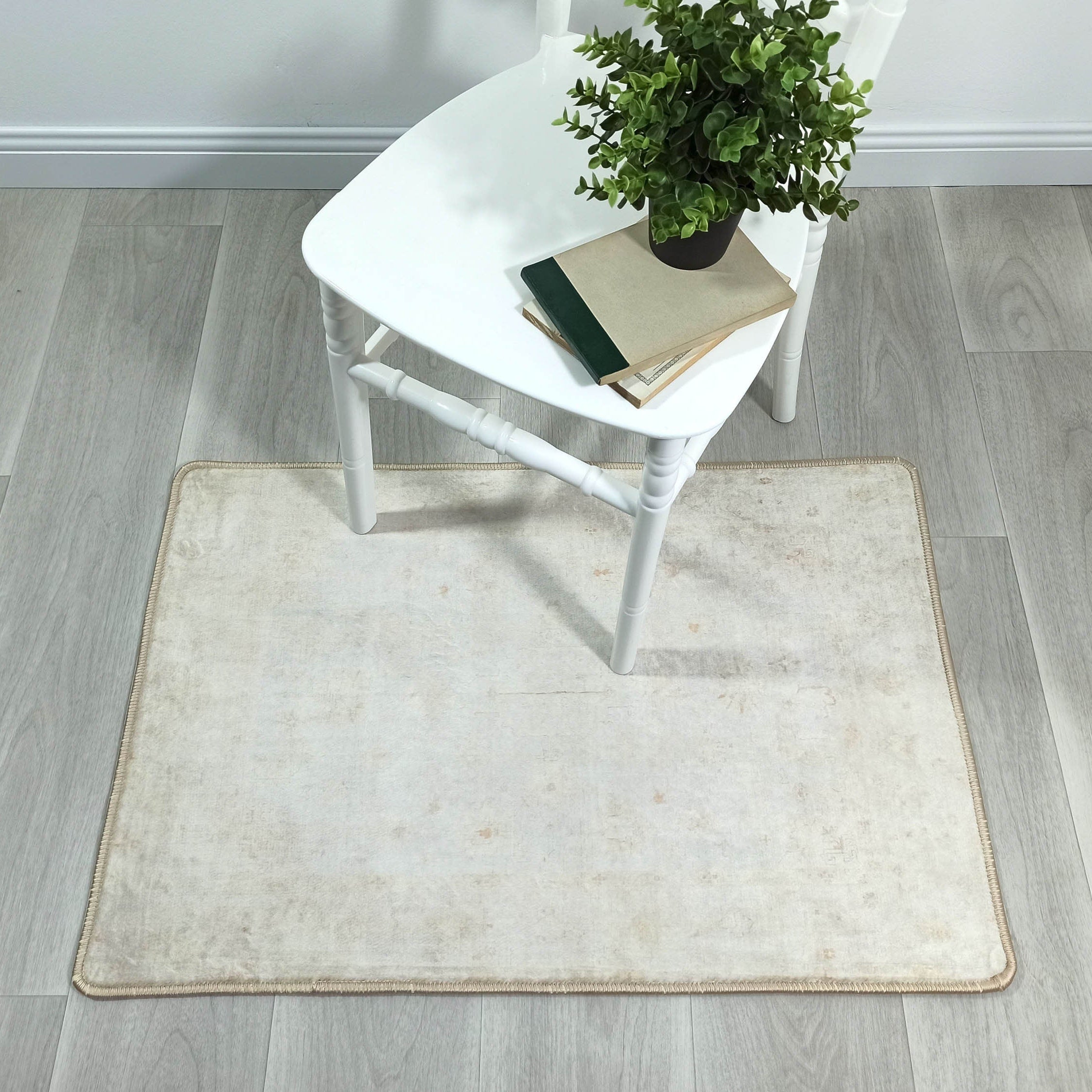 Galilea Oushak Neutral Cream White 2x3 Rug