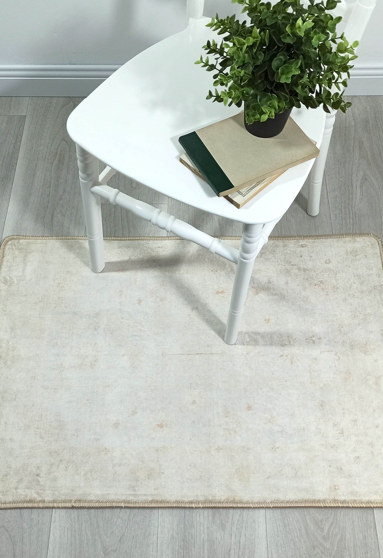 Galilea Oushak Neutral Cream White 2x3 Rug