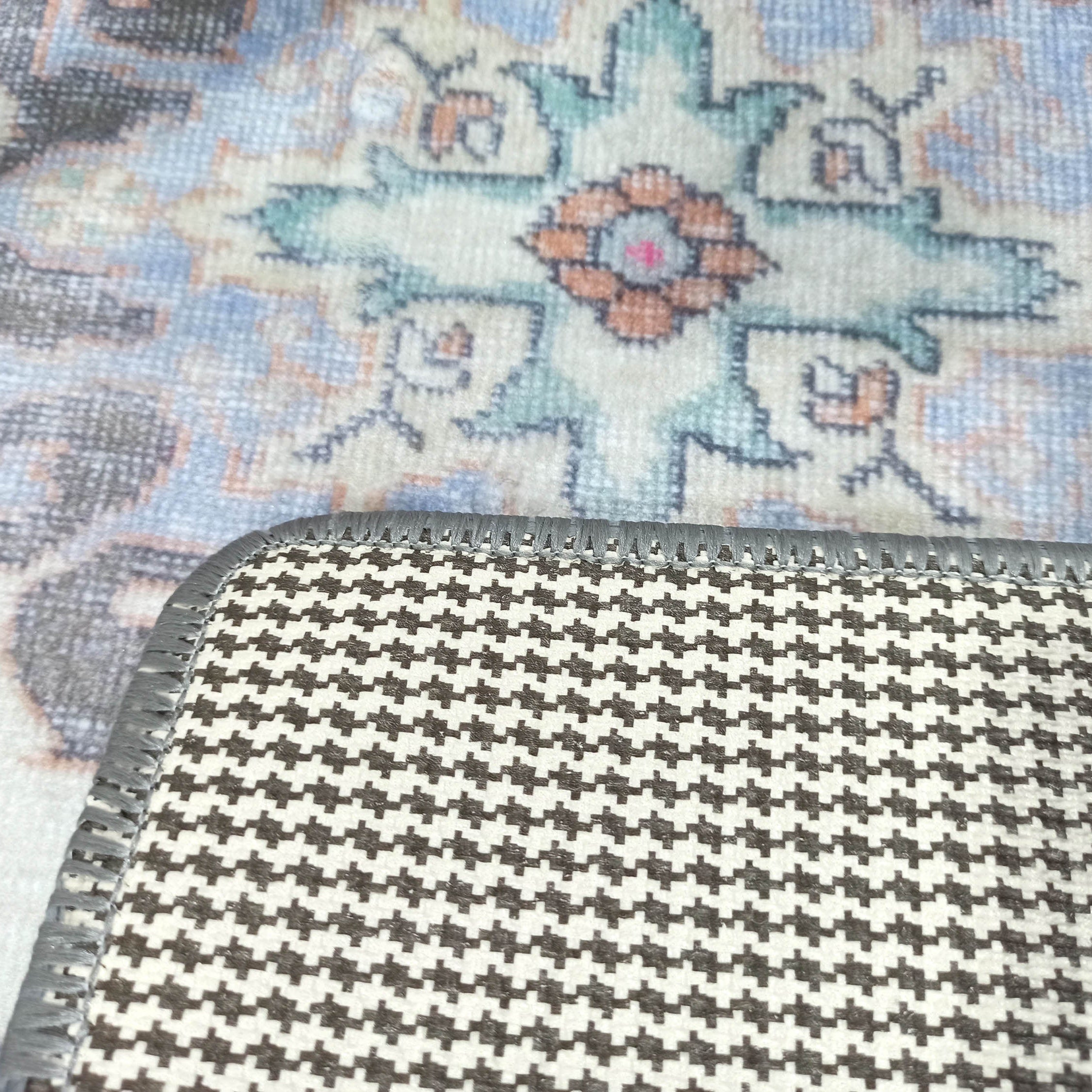 Efion Faded Orange Lavender Turkish 2x3 Rug