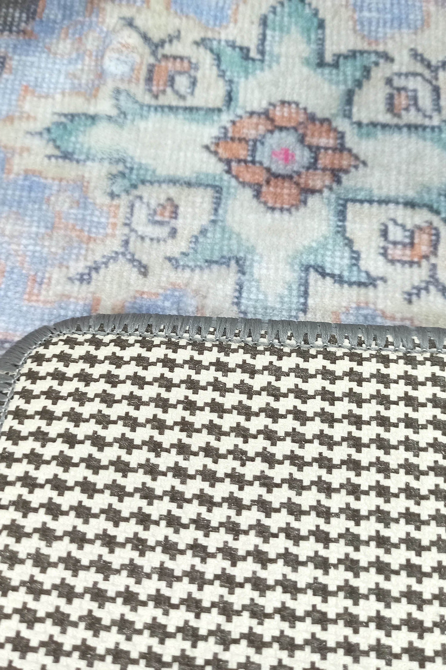 Efion Faded Orange Lavender Turkish 2x3 Rug