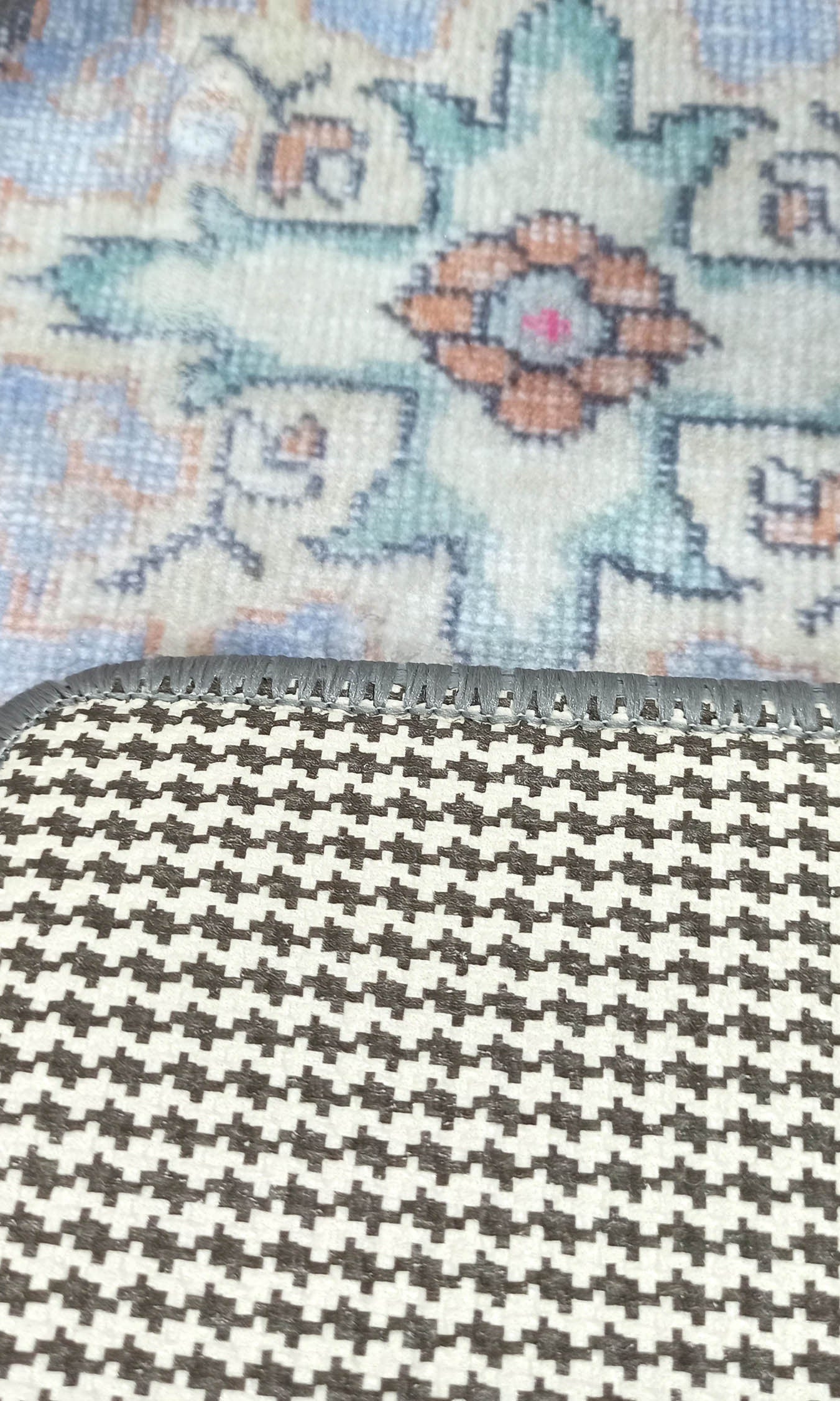 Efion Faded Orange Lavender Turkish 2x3 Rug