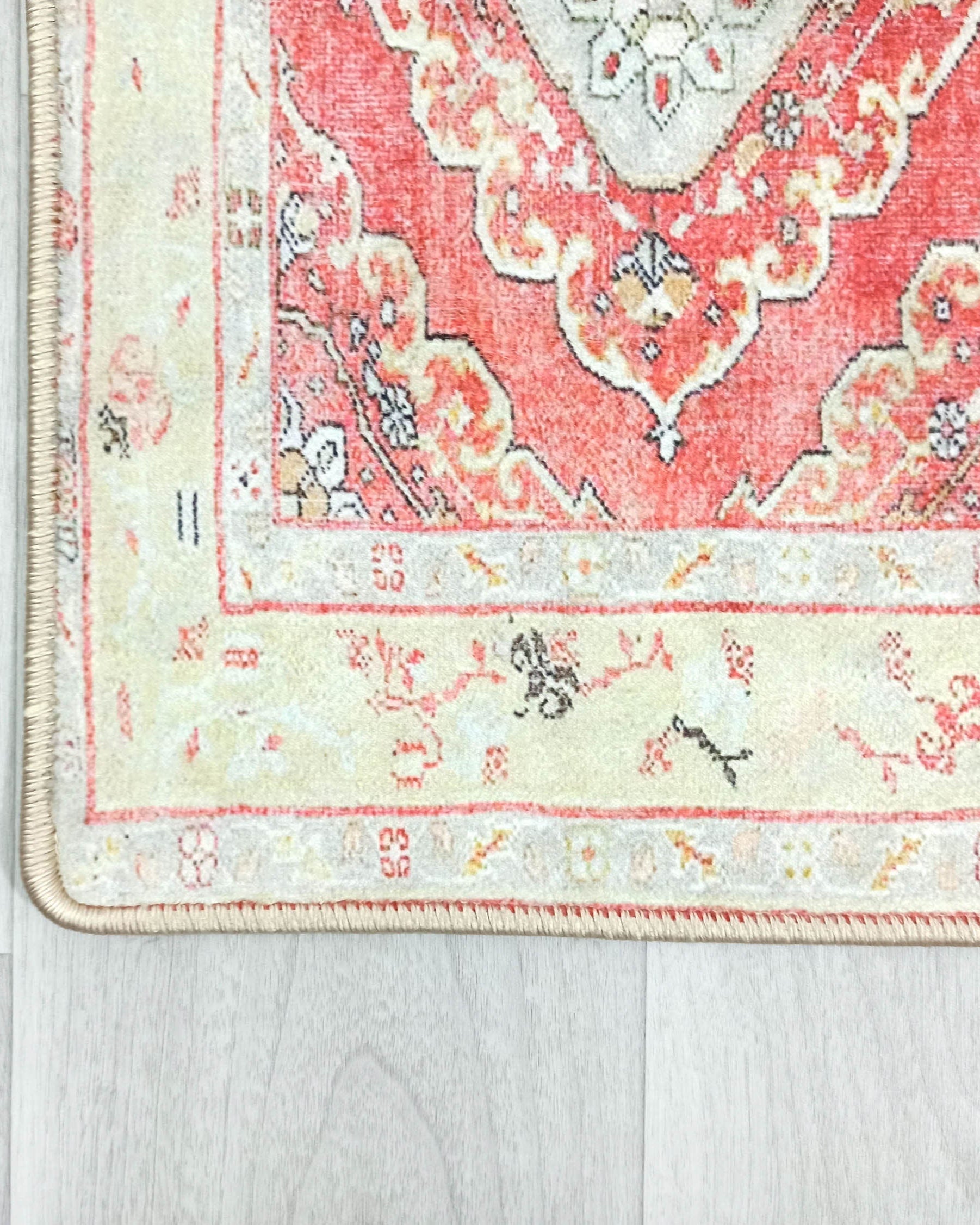 Arrabella Distressed Red Yellow Turkish 2x3 Rug