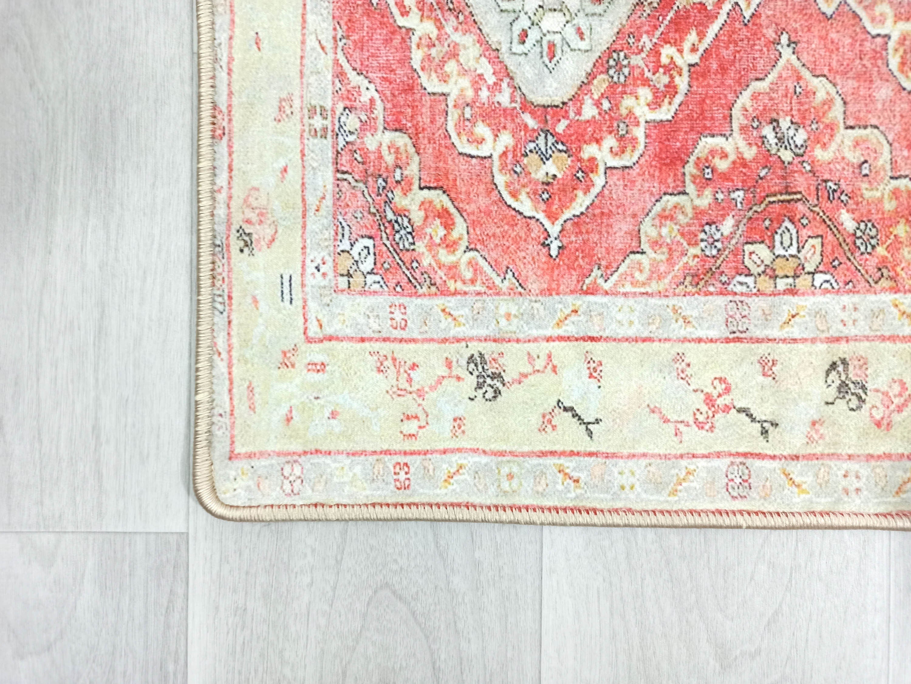 Arrabella Distressed Red Yellow Turkish 2x3 Rug