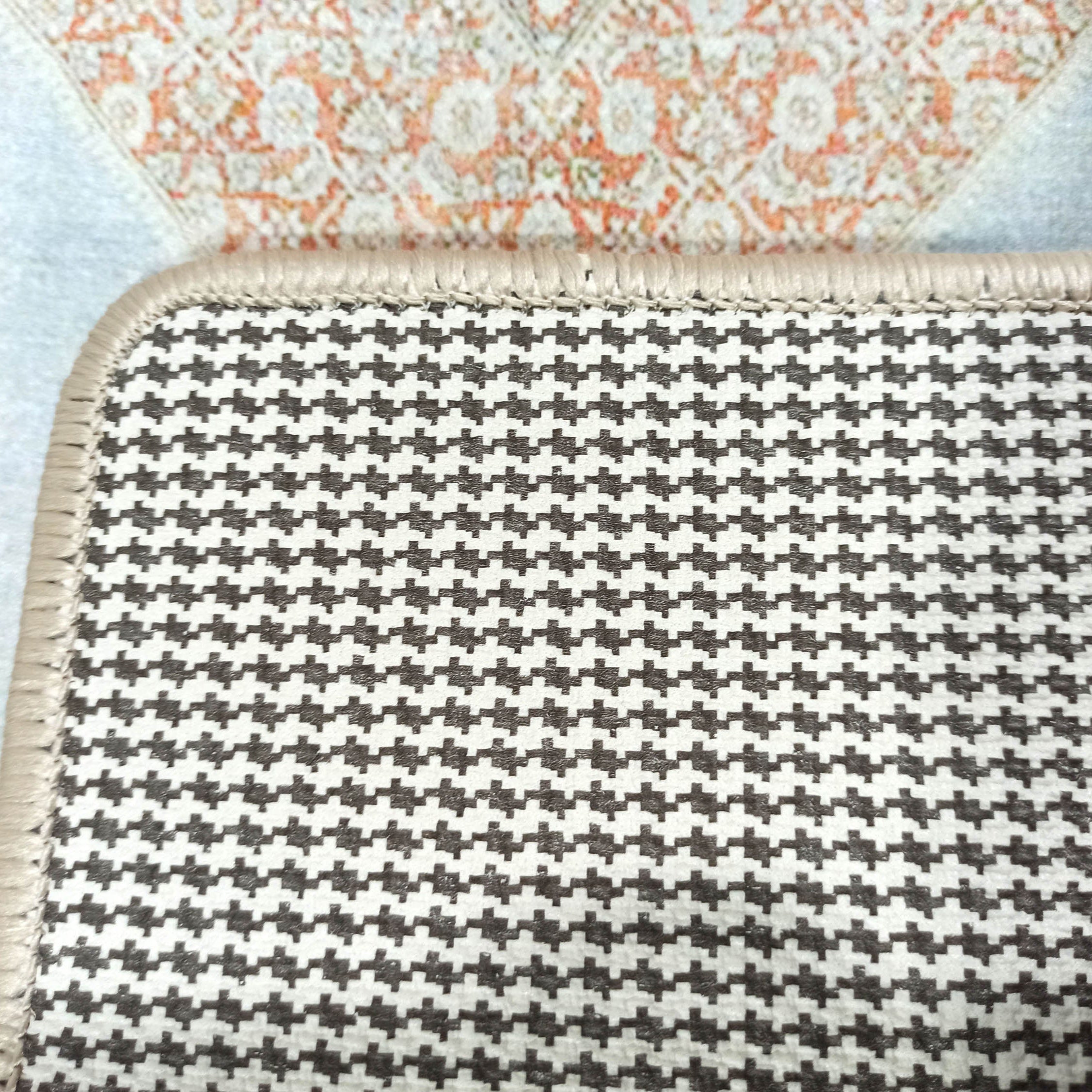 Amelia Natural Rust Blue Beige Vintage Persian 2x3 Rug