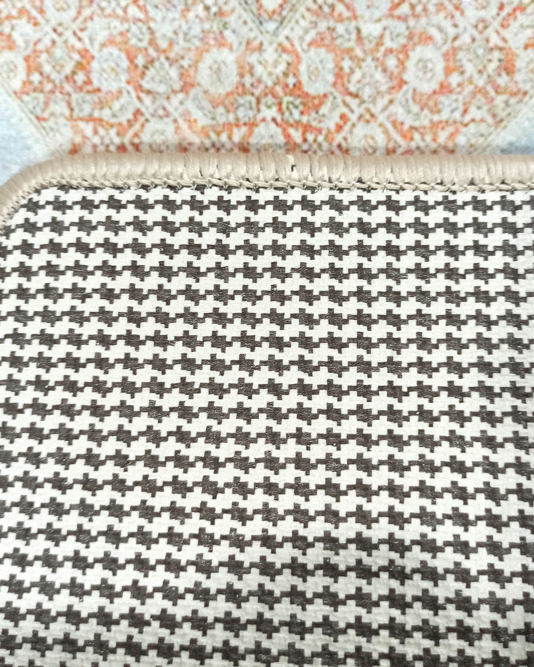 Amelia Natural Rust Blue Beige Vintage Persian 2x3 Rug