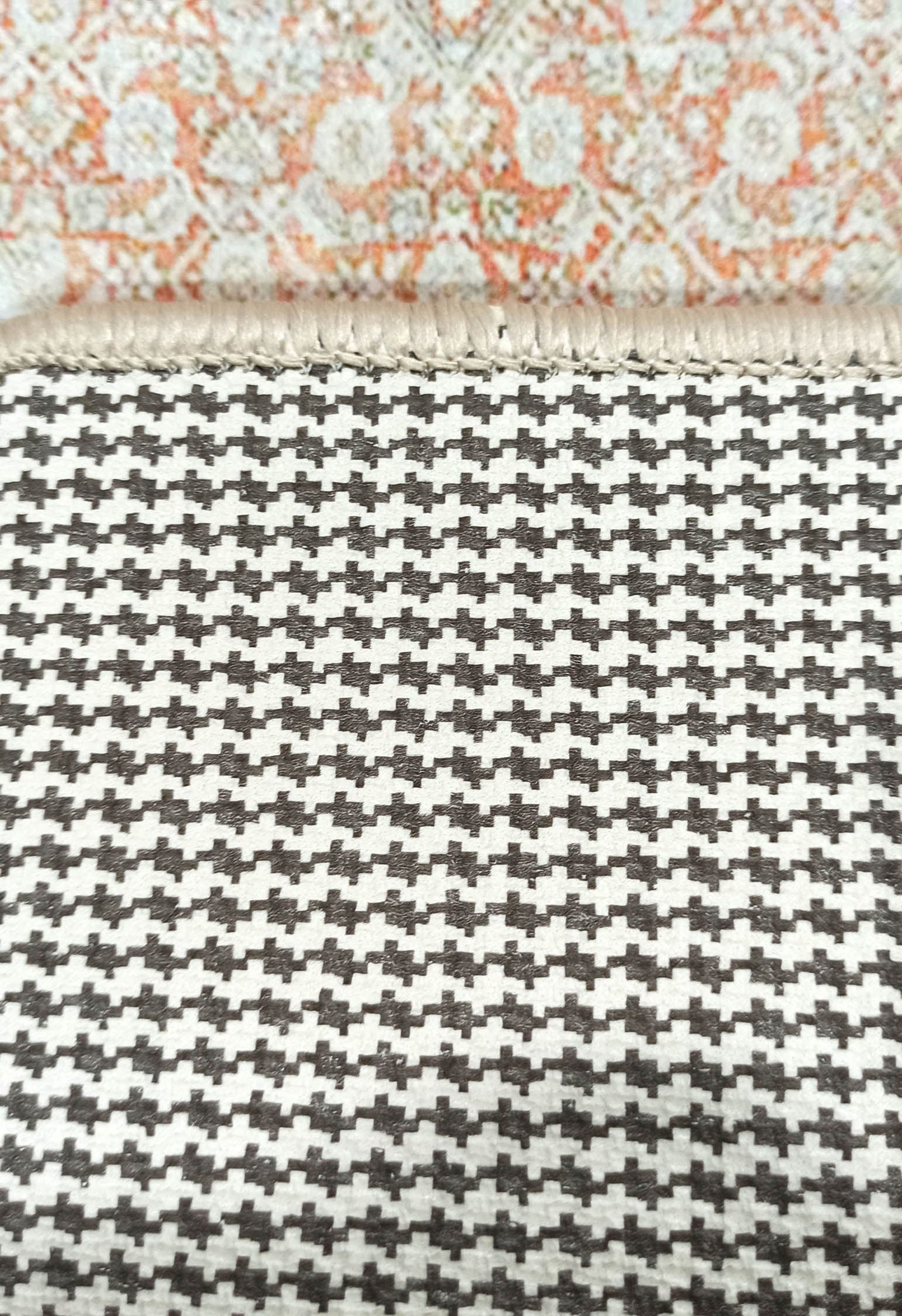 Amelia Natural Rust Blue Beige Vintage Persian 2x3 Rug