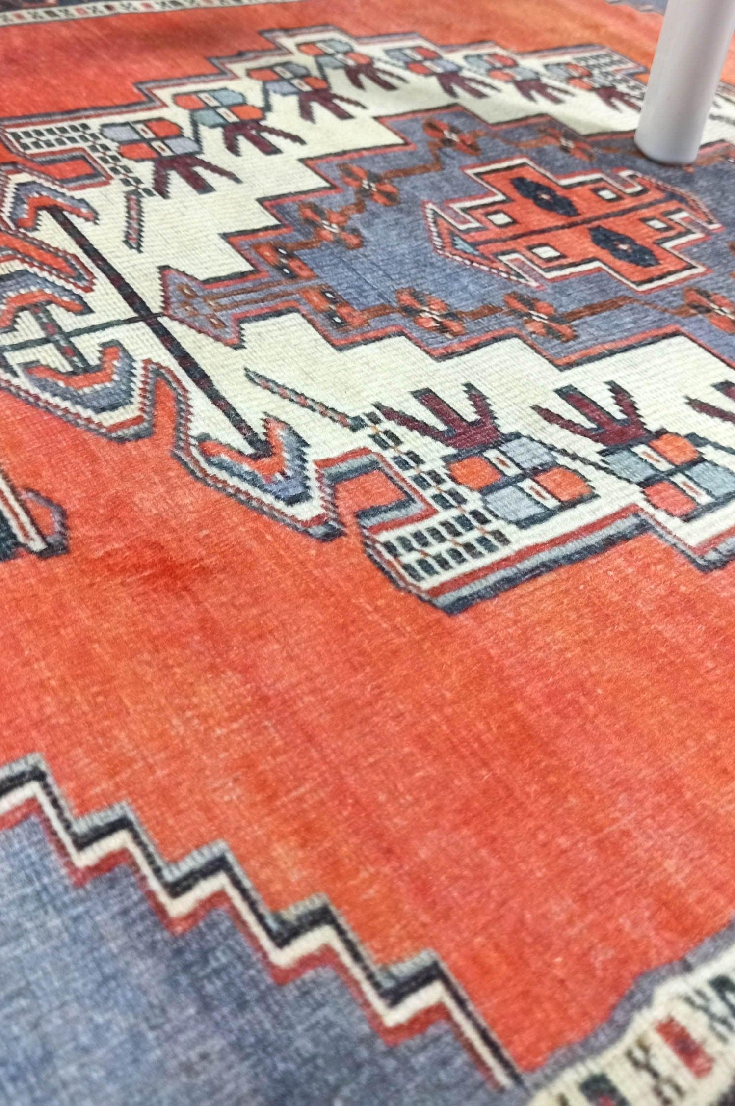 Kaci Brunt Orange Coral Turkish 2x3 Rug