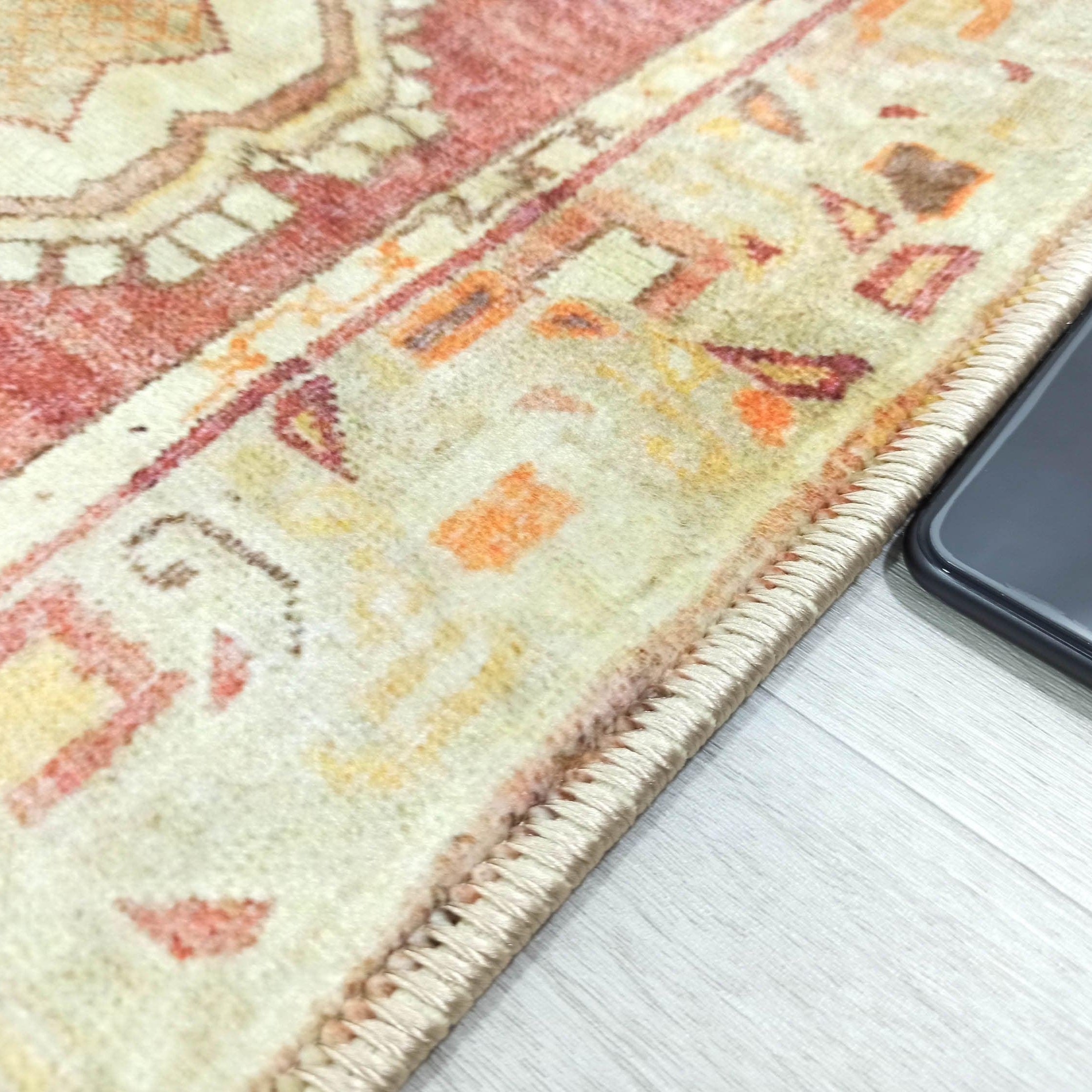 Aria Yellow Gold Medallion Turkish 2x3 Rug