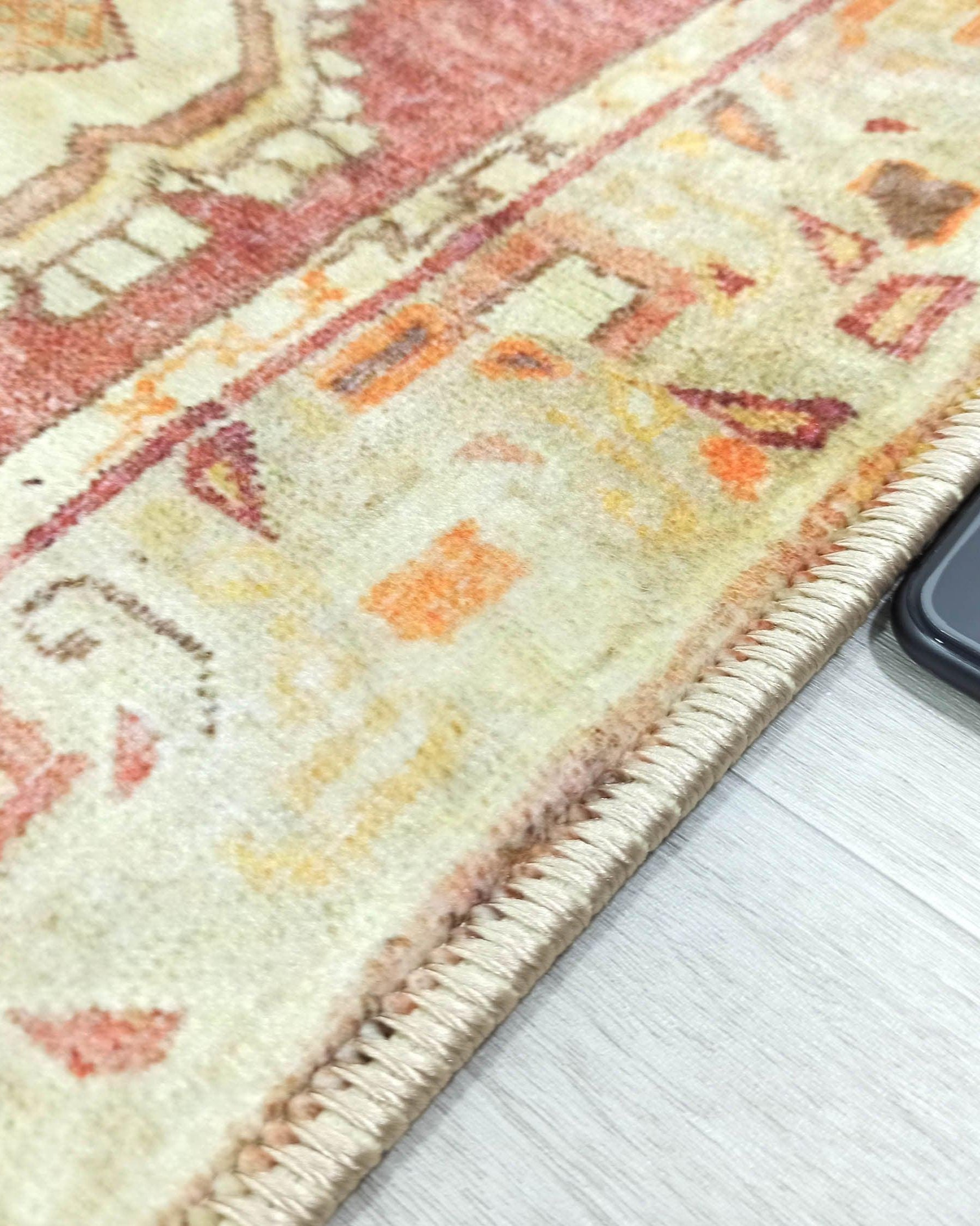 Aria Yellow Gold Medallion Turkish 2x3 Rug