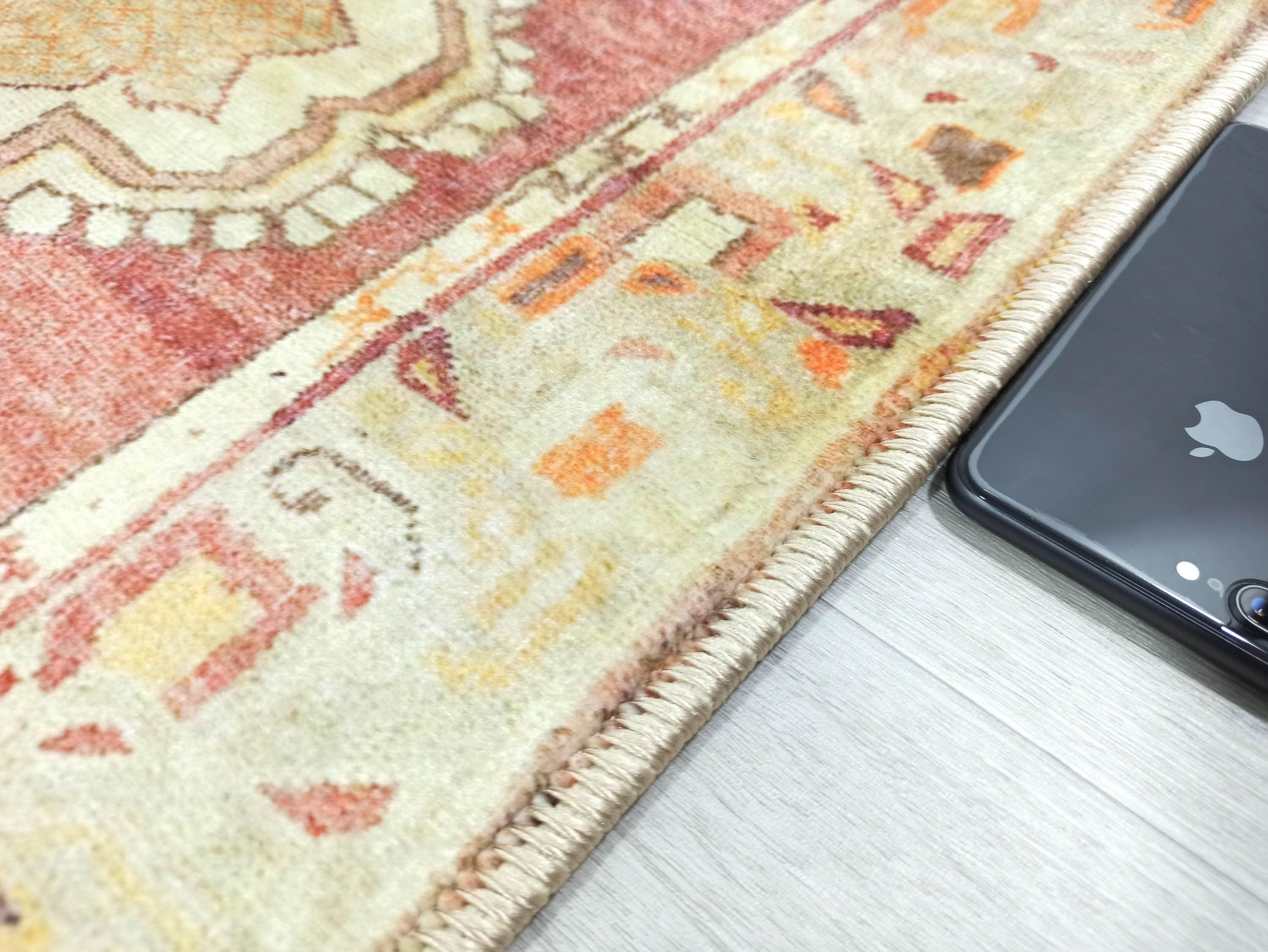 Aria Yellow Gold Medallion Turkish 2x3 Rug