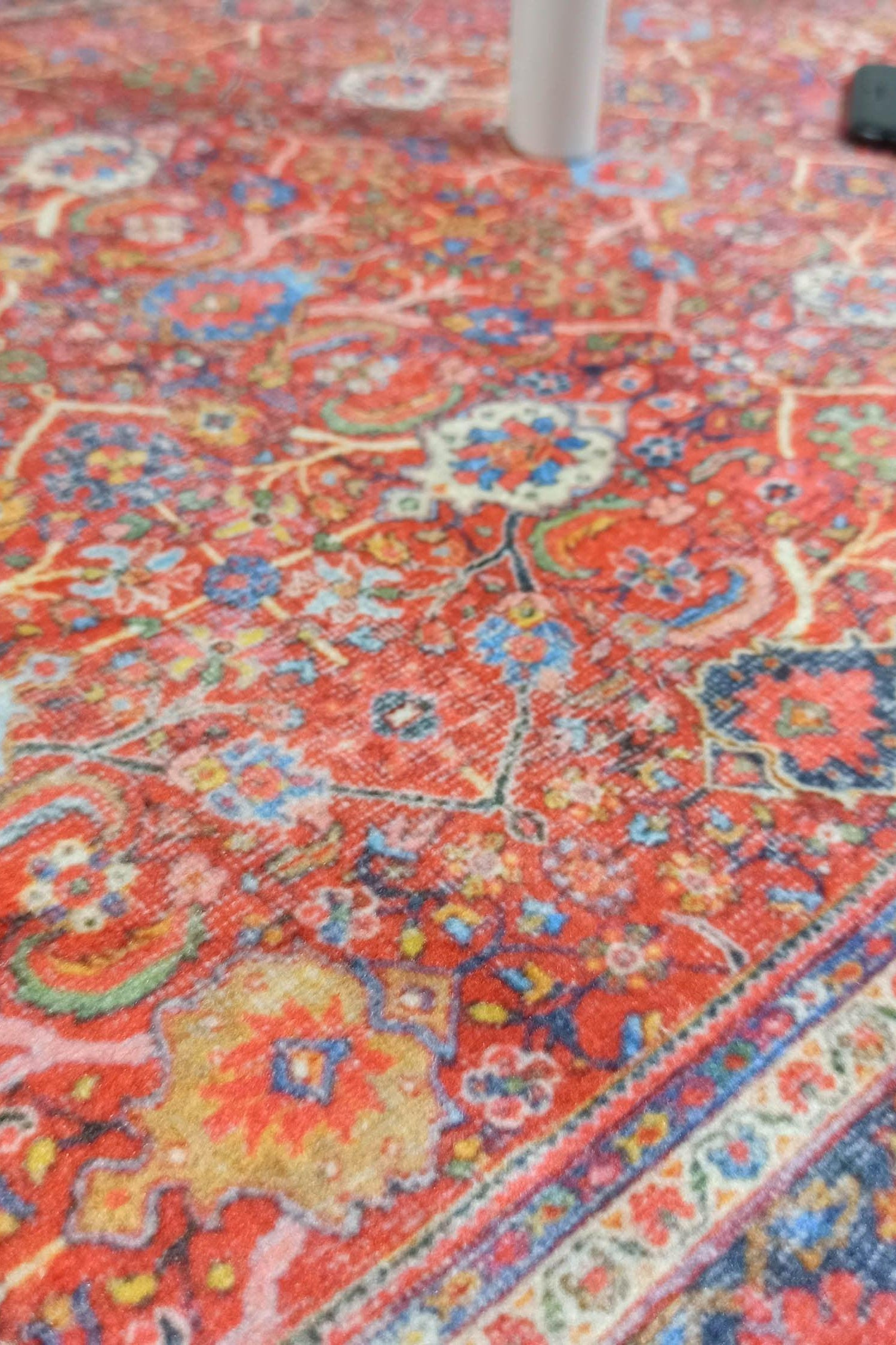 Vivi Red Orange Floral Turkish 2x3 Rug