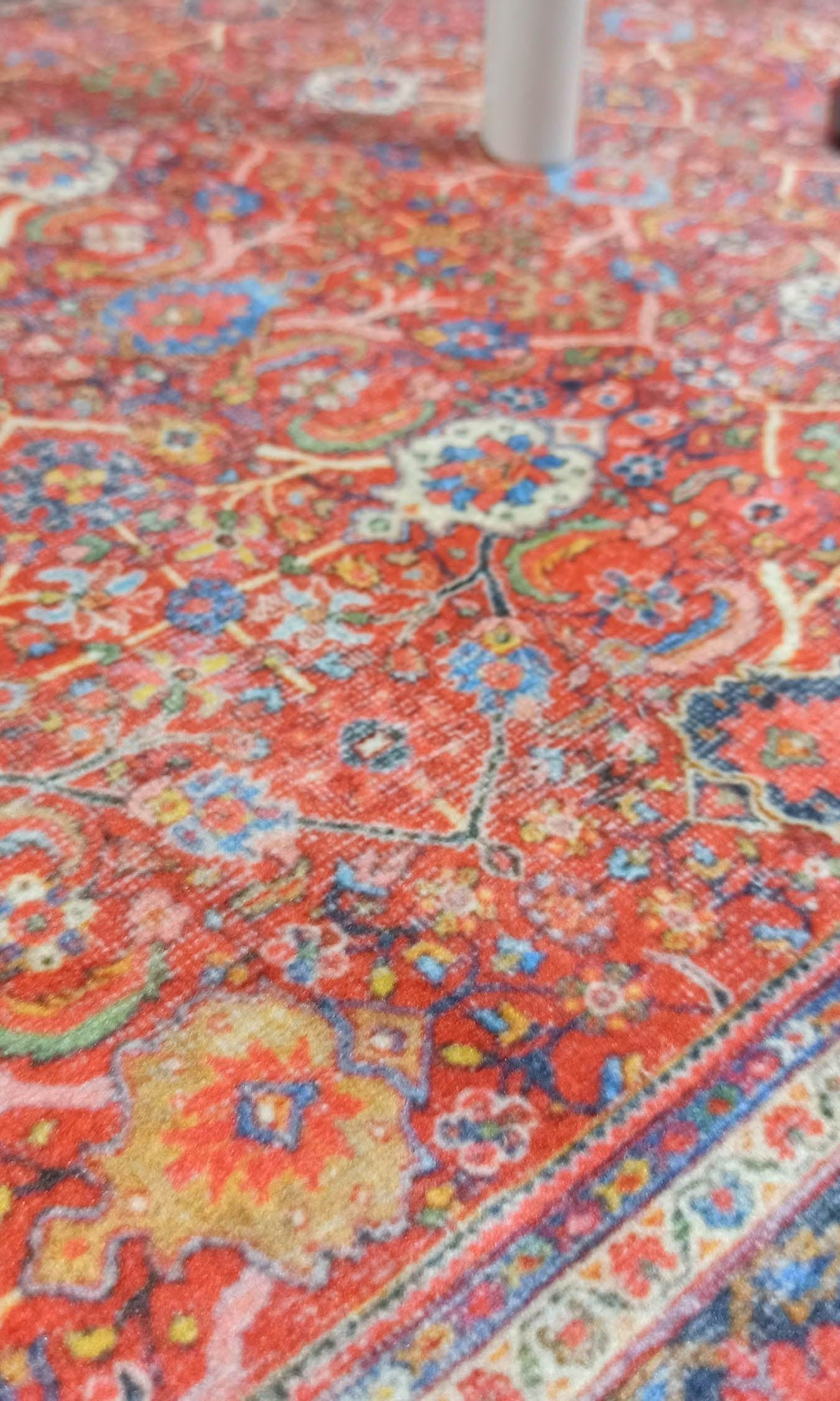 Vivi Red Orange Floral Turkish 2x3 Rug