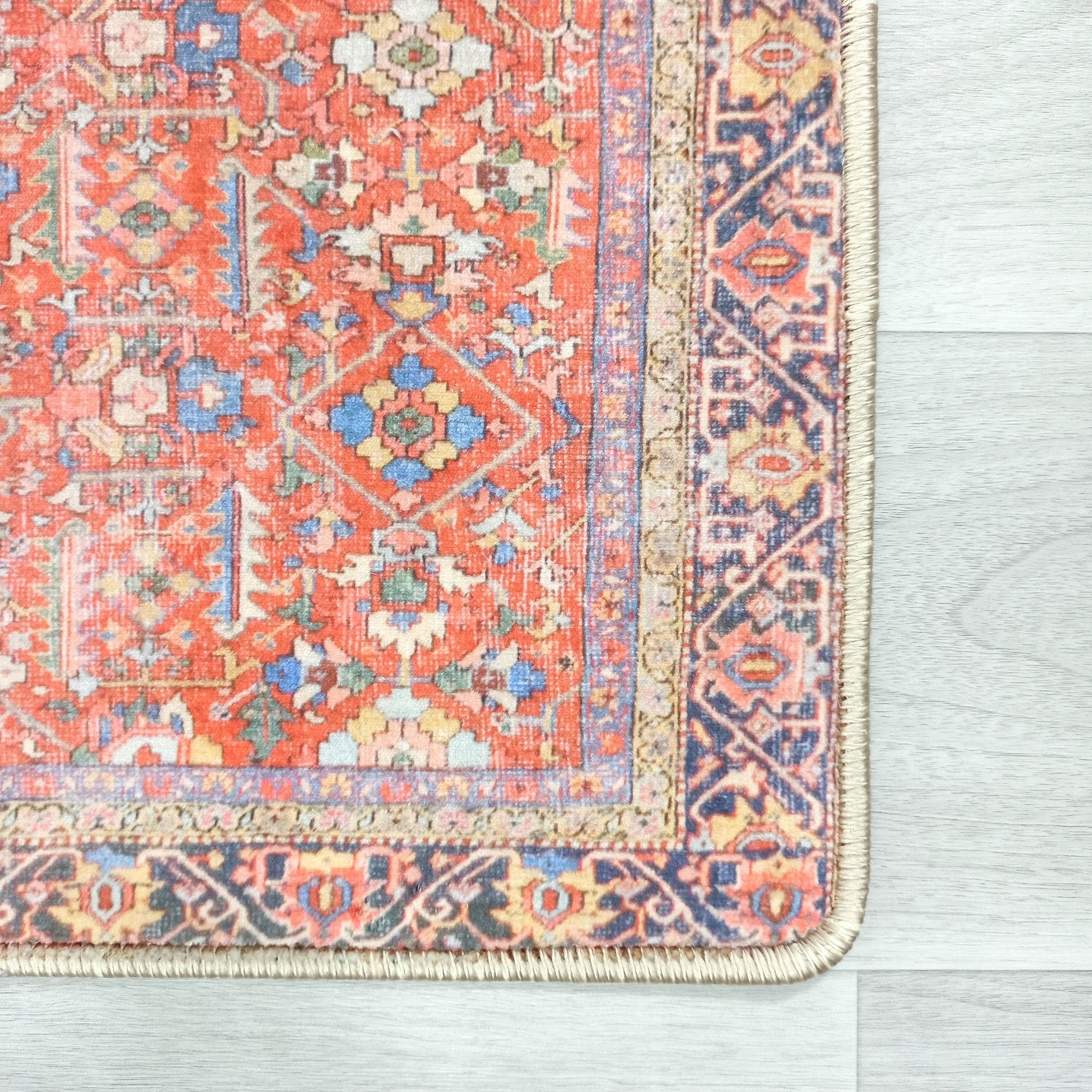 Daphne Faded Red Oriental Small 2x3 Rug