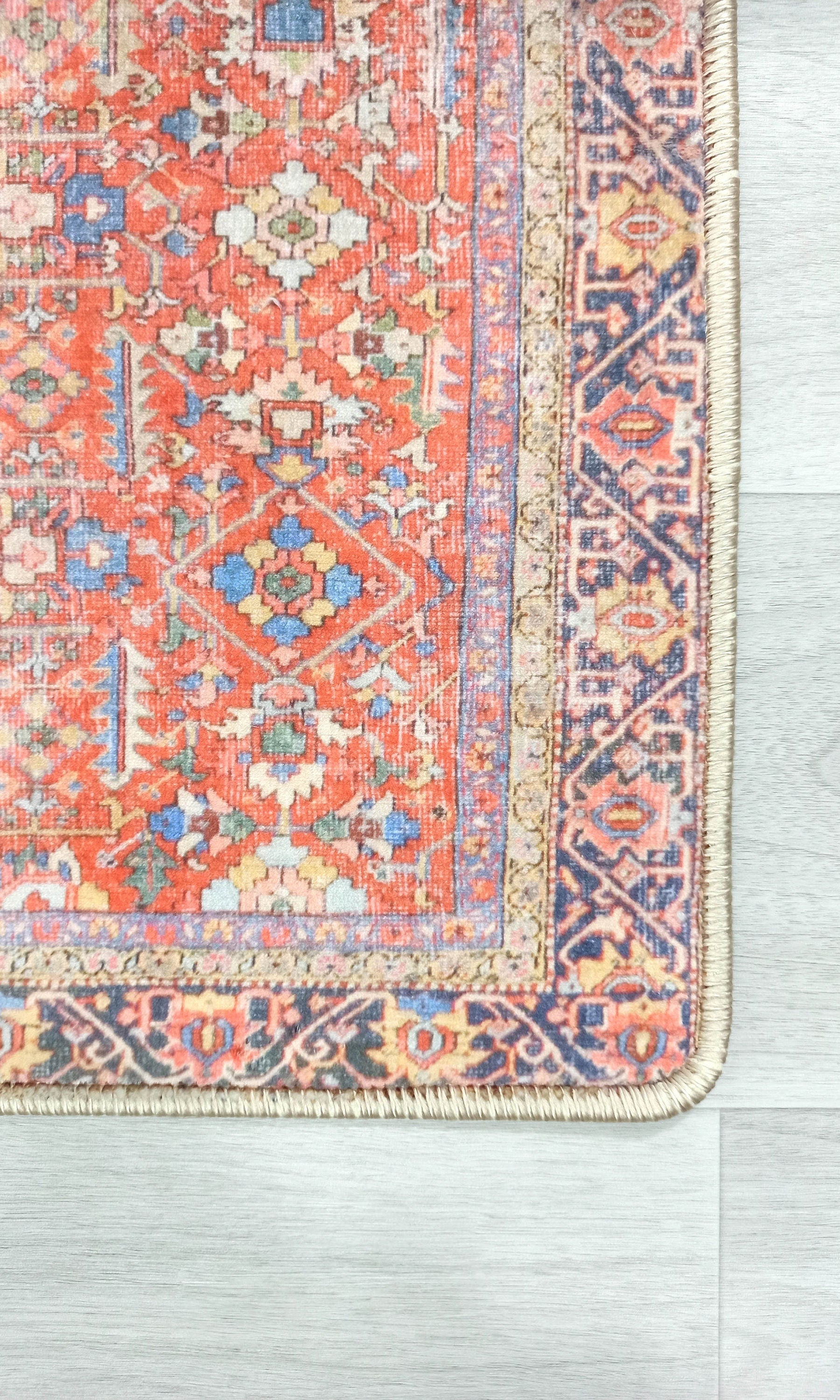 Daphne Faded Red Oriental Small 2x3 Rug