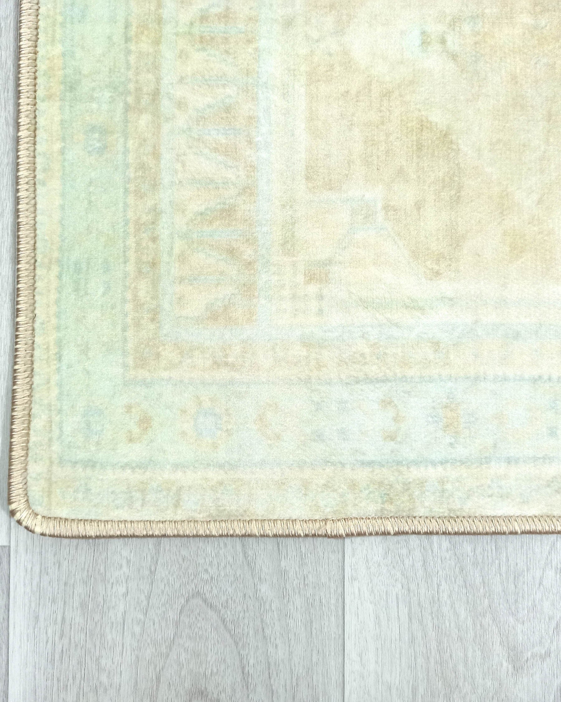 Ila Natural Beige-Blush Yellow Greenish Turkish 2x3 Rug