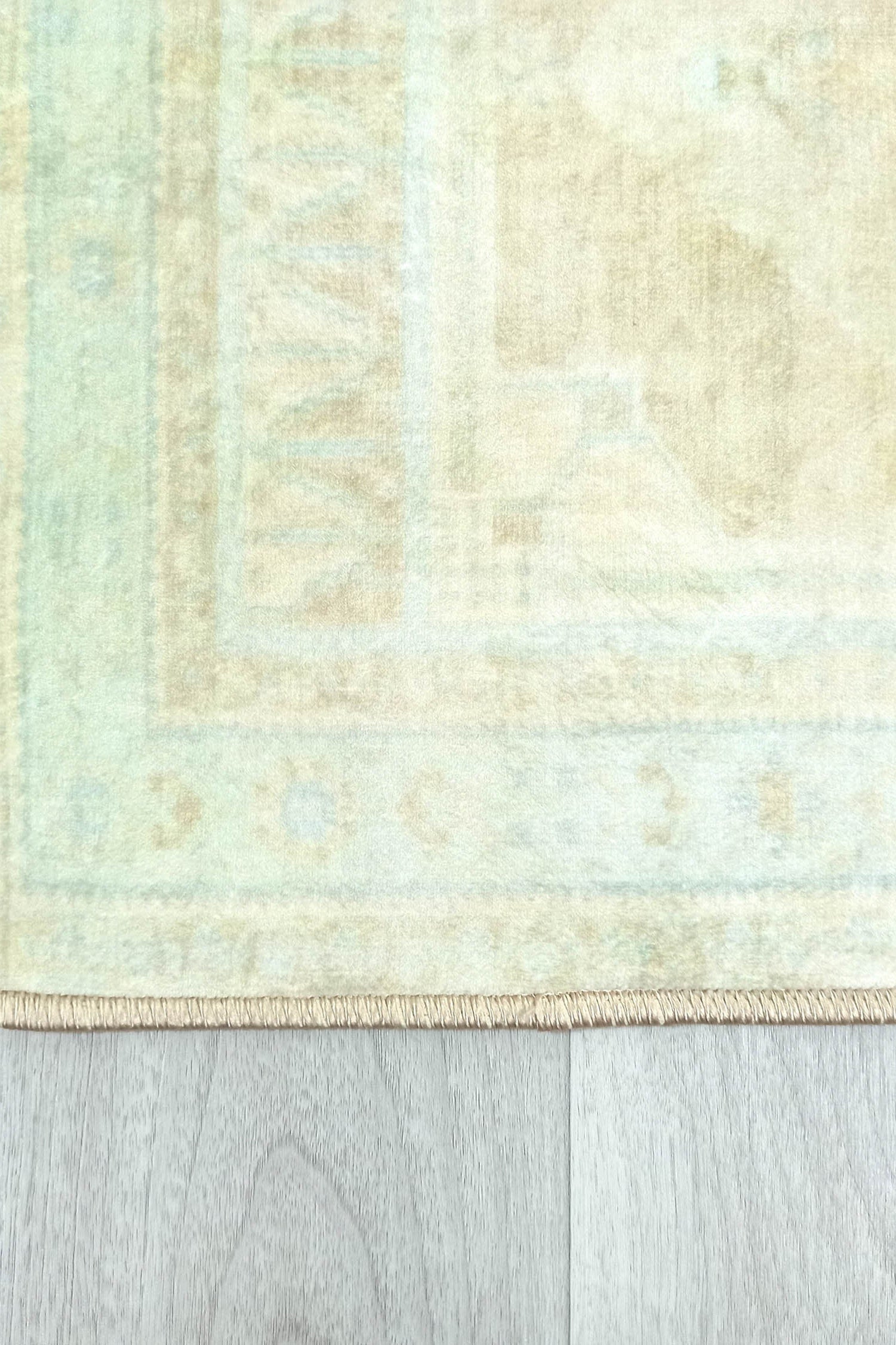 Ila Natural Beige-Blush Yellow Greenish Turkish 2x3 Rug