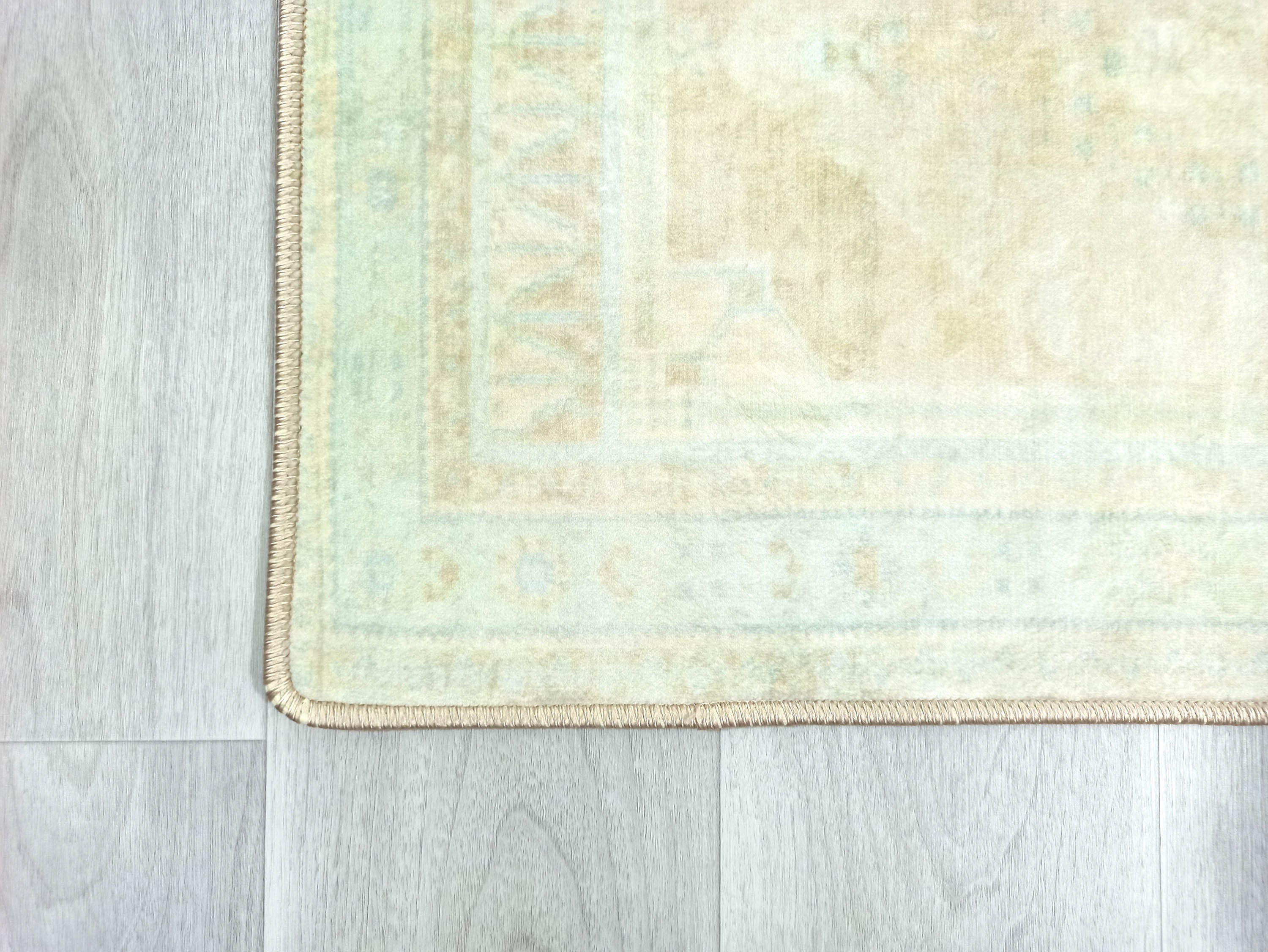 Ila Natural Beige-Blush Yellow Greenish Turkish 2x3 Rug