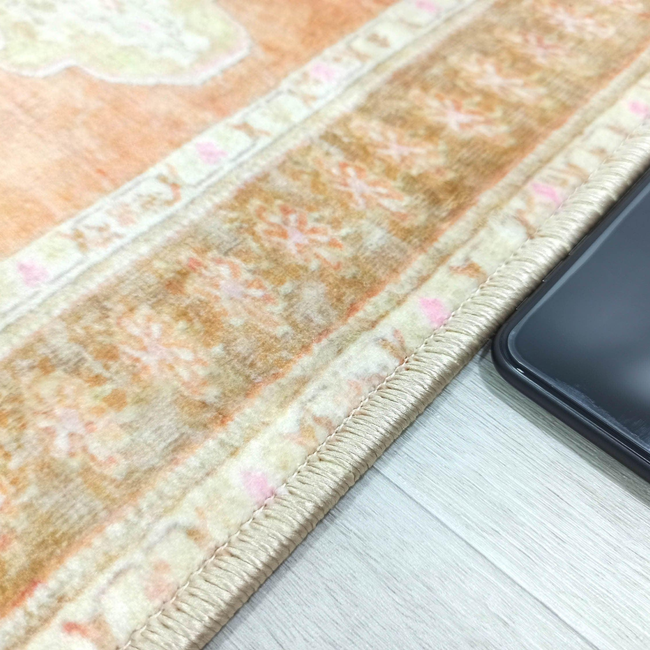 Layne Faded Orange Gold Beige Persian 2x3 Rug