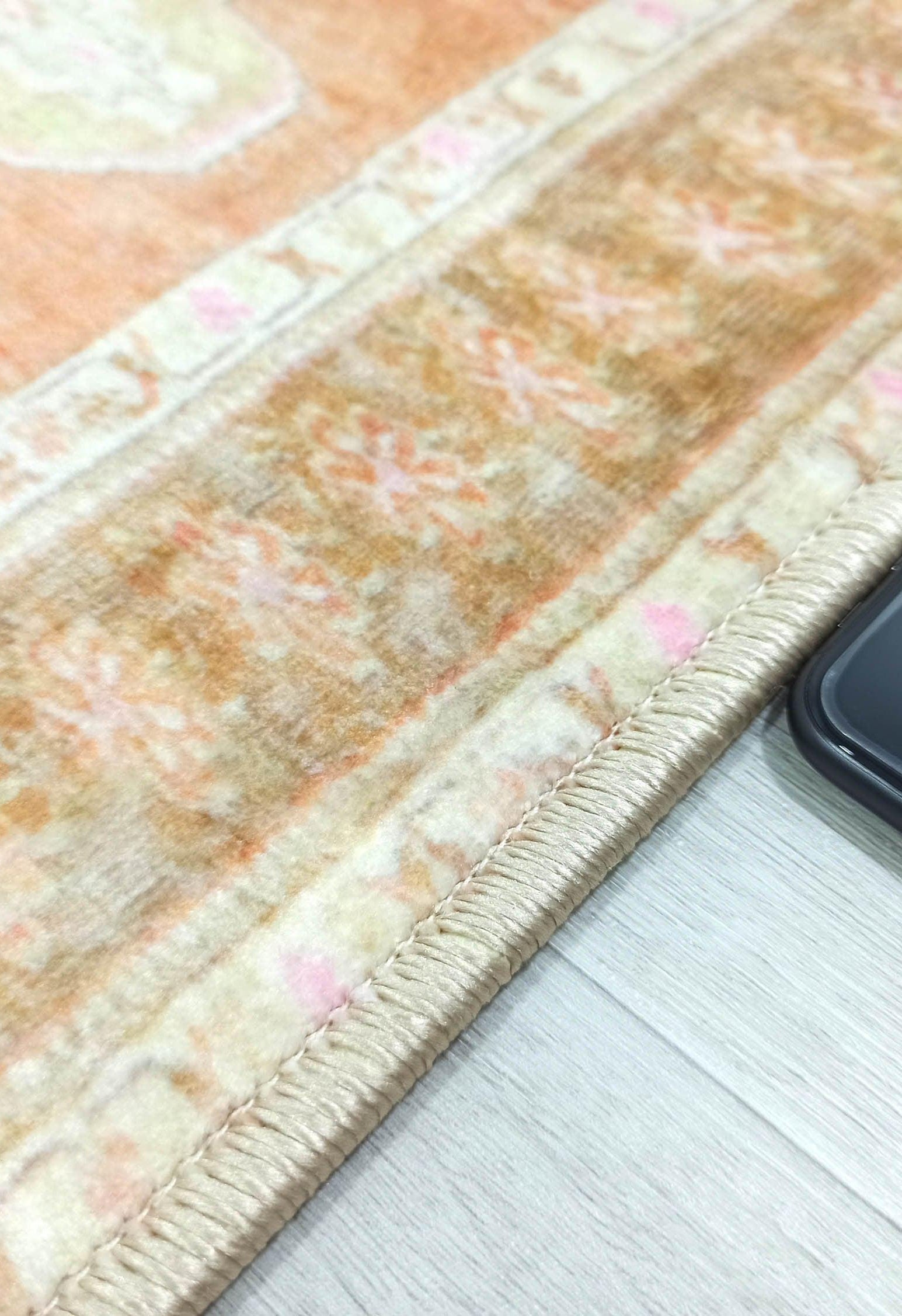 Layne Faded Orange Gold Beige Persian 2x3 Rug