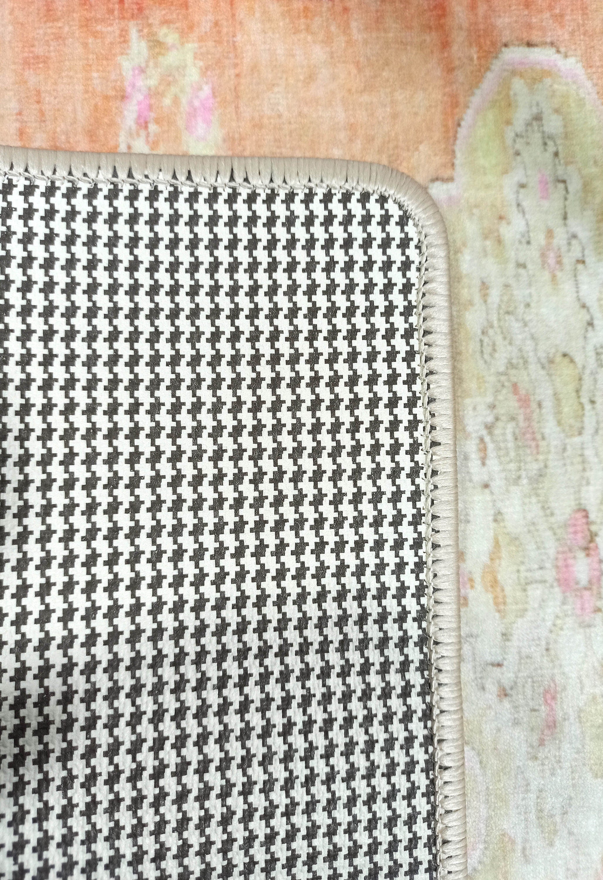 Layne Faded Orange Gold Beige Persian 2x3 Rug