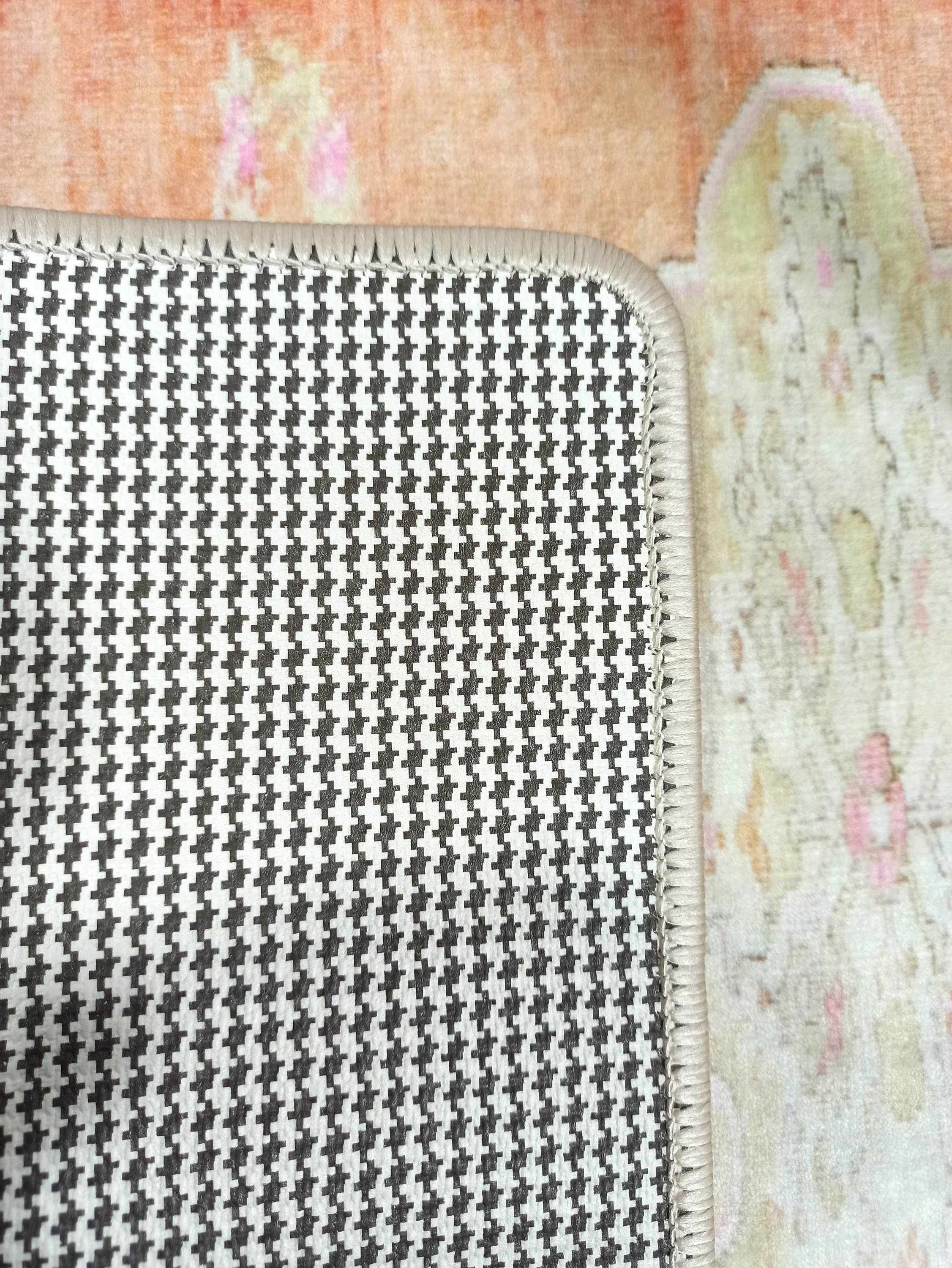 Layne Faded Orange Gold Beige Persian 2x3 Rug