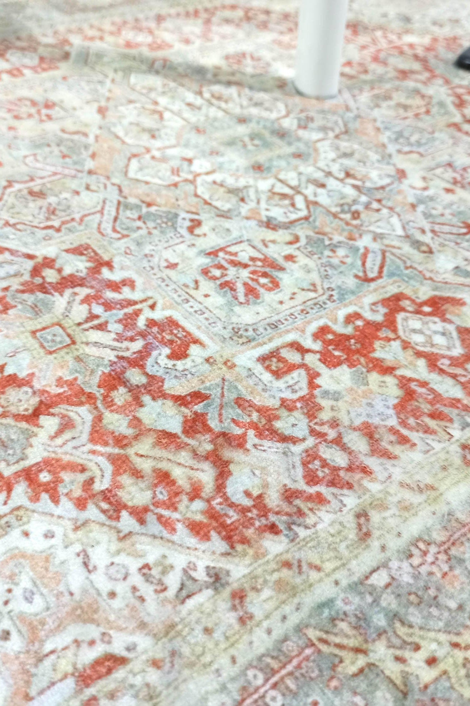 Atlas Faded Burnt Orange Heriz Persian 2x3 Rug