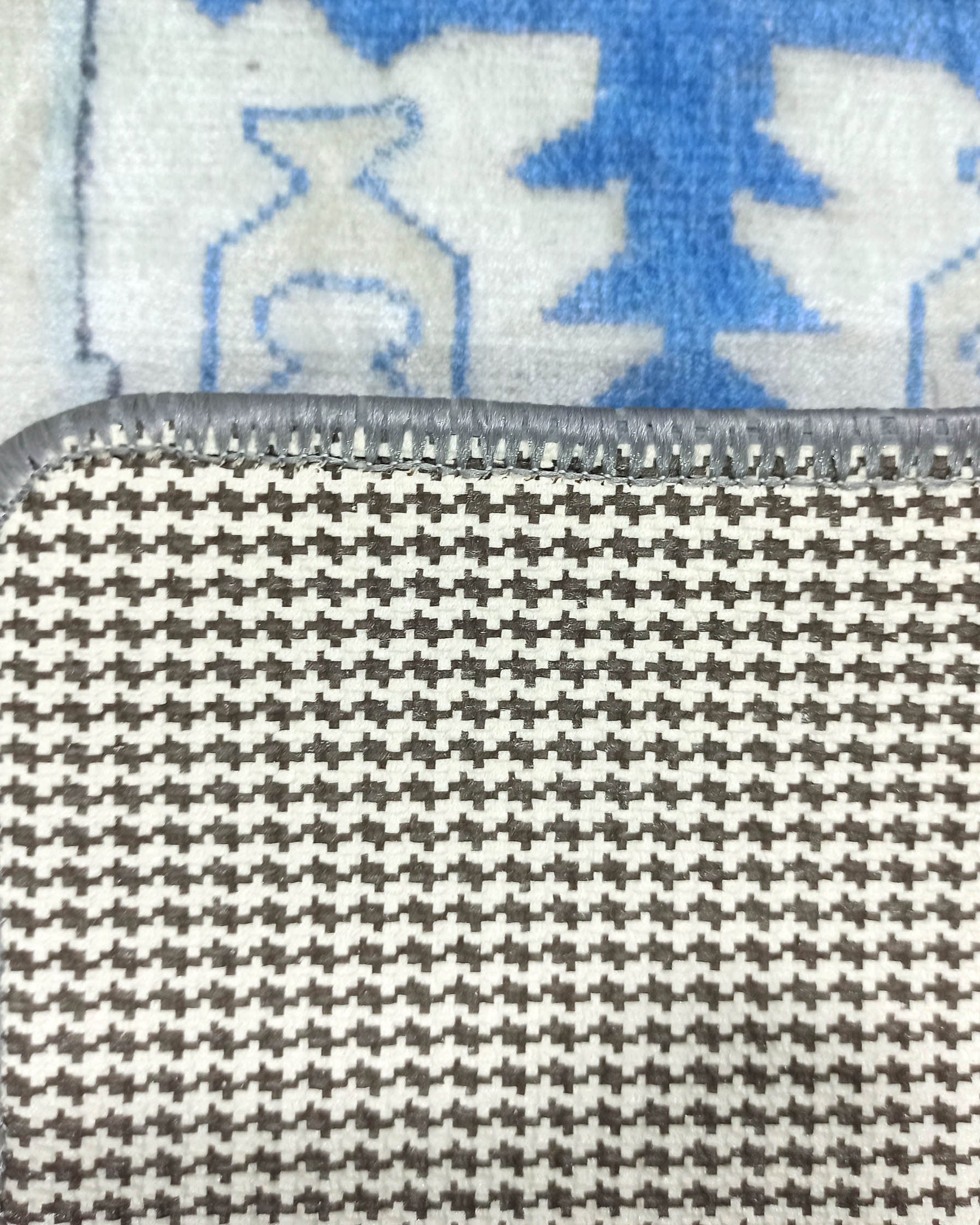 Lani Blue Beige Geometric Turkish 2x3 Rug