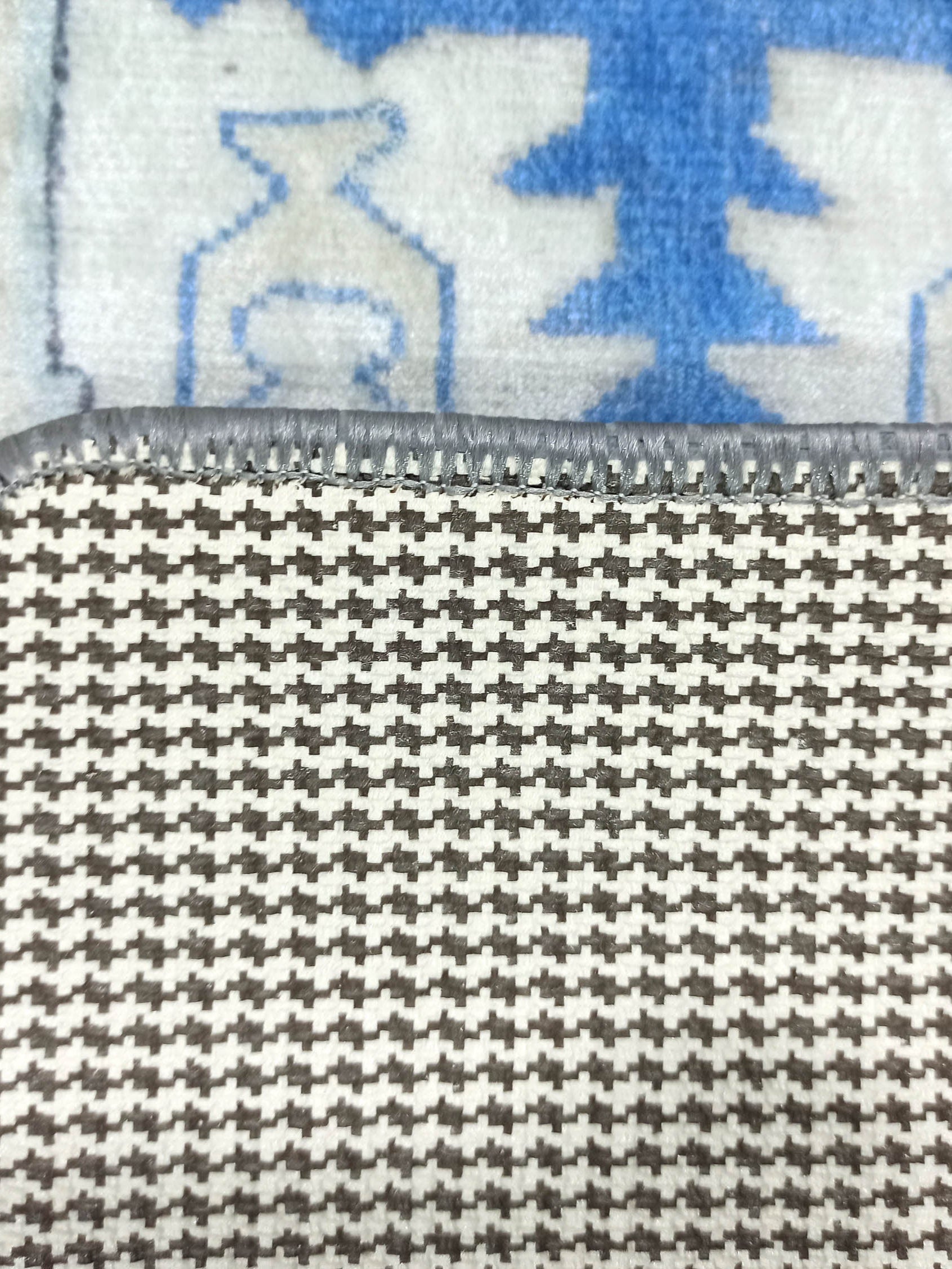 Lani Blue Beige Geometric Turkish 2x3 Rug