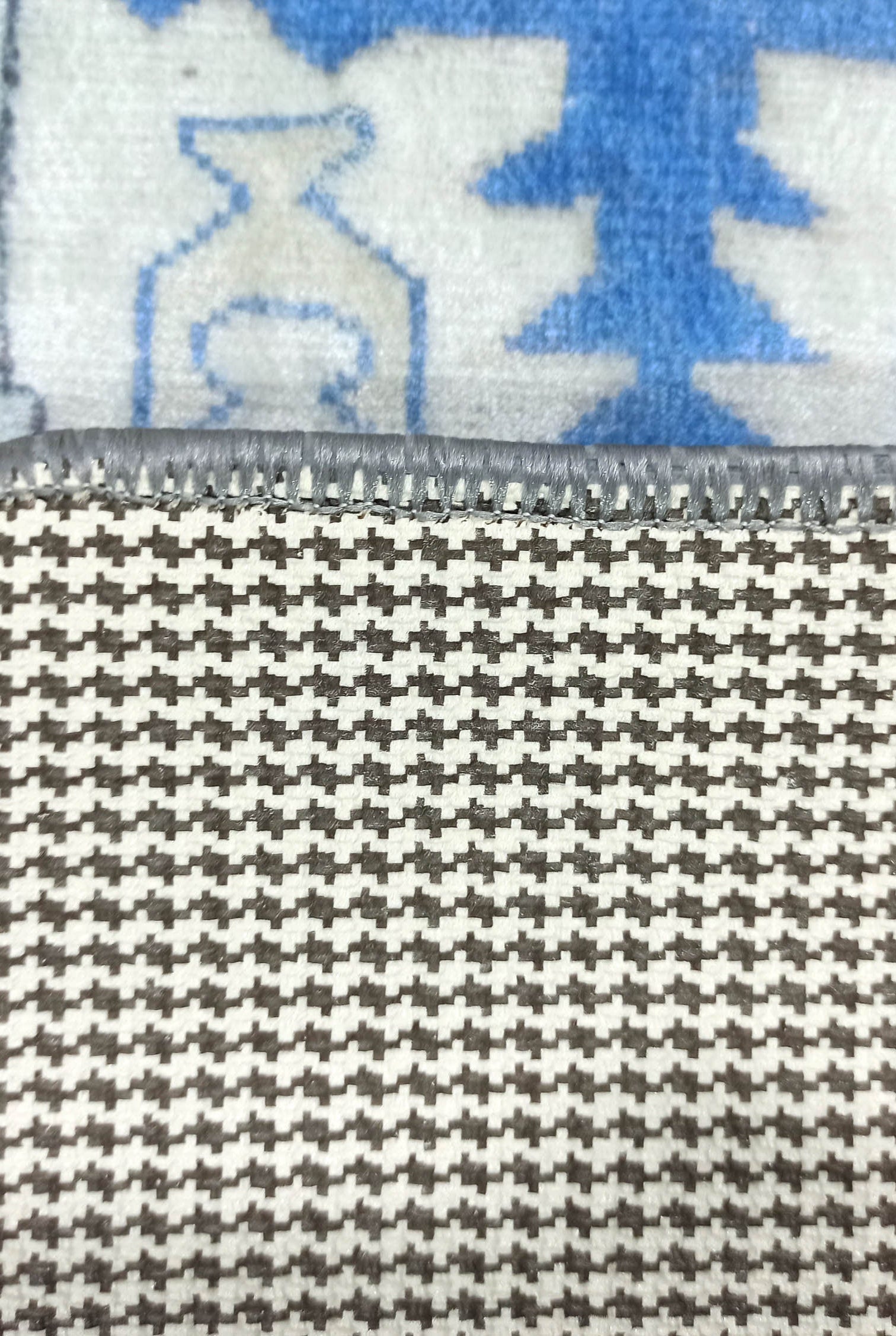 Lani Blue Beige Geometric Turkish 2x3 Rug