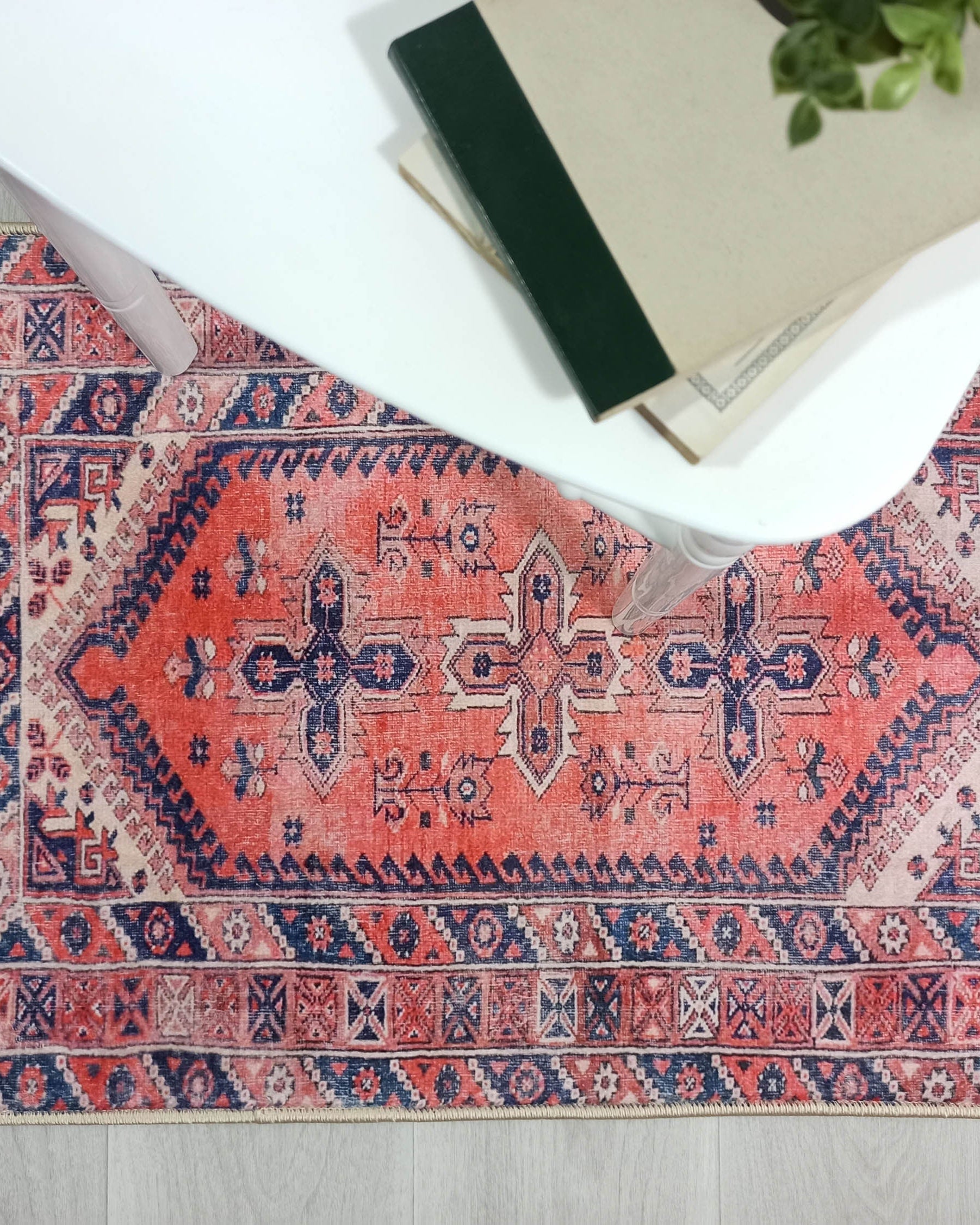 Violetta Pink Red Turkish Small 2x3 Rug