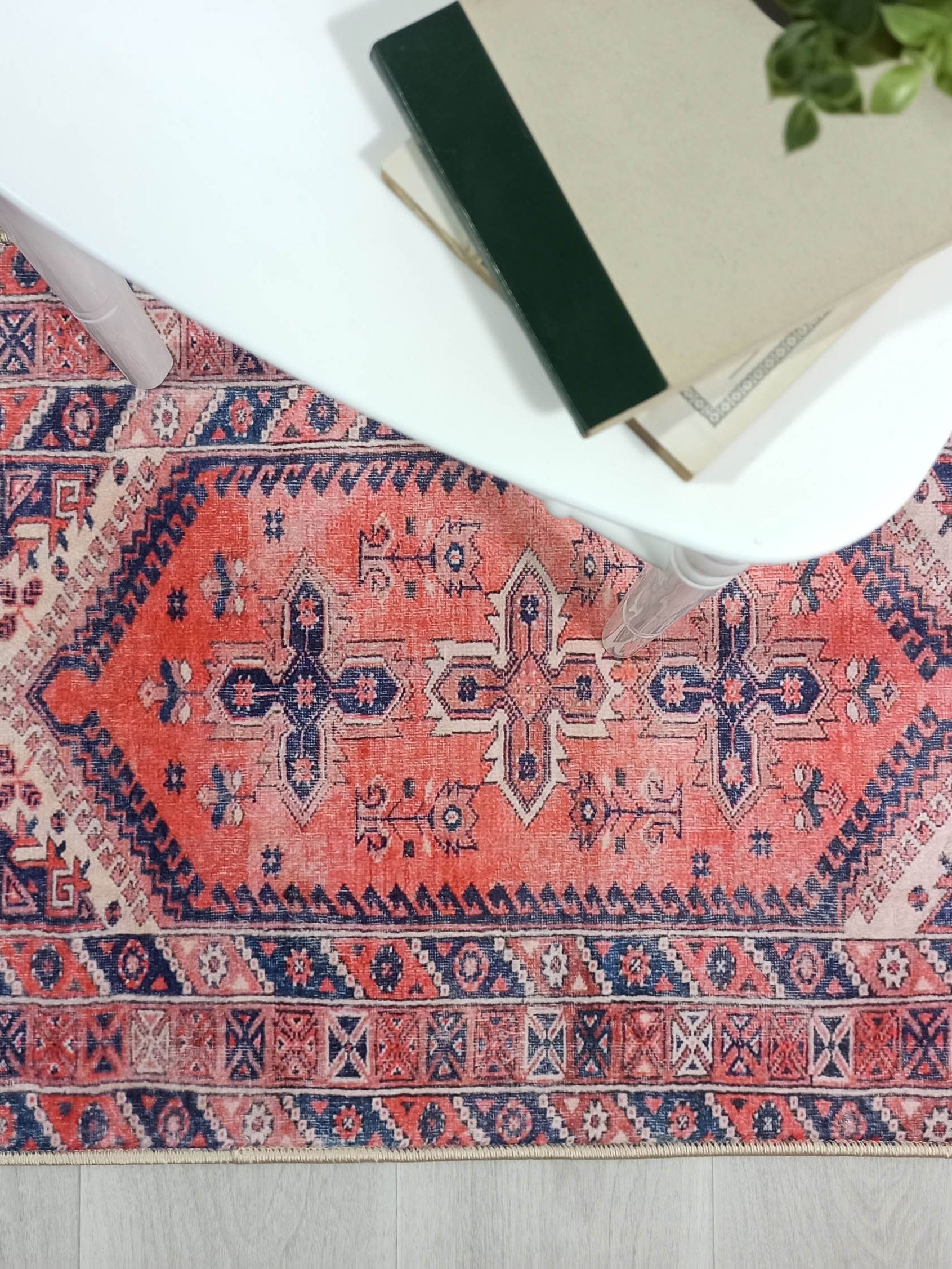 Violetta Pink Red Turkish Small 2x3 Rug