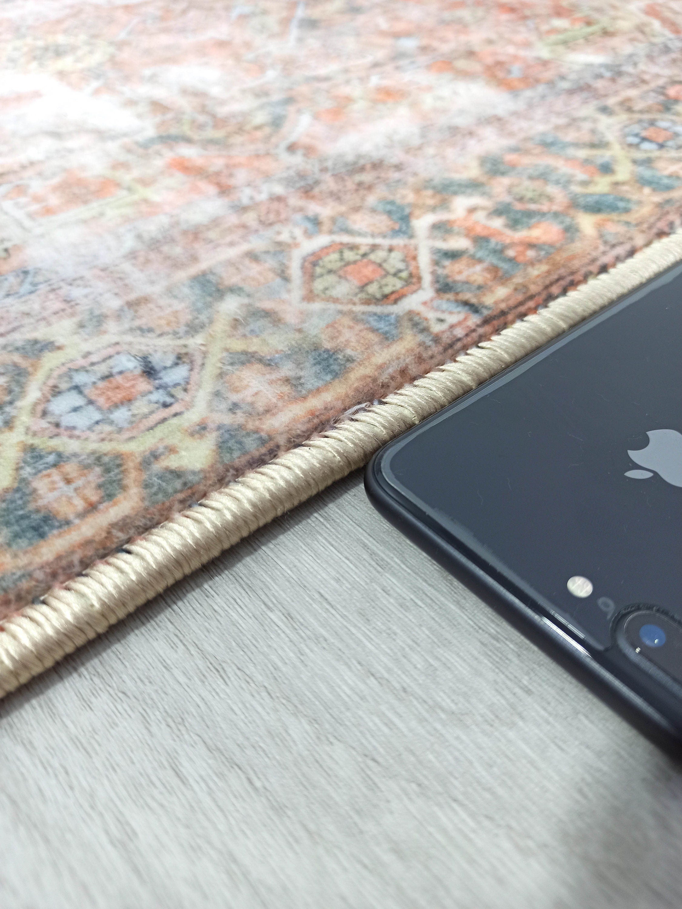 Tinsley Terracotta Blue Persian 2x3 Rug