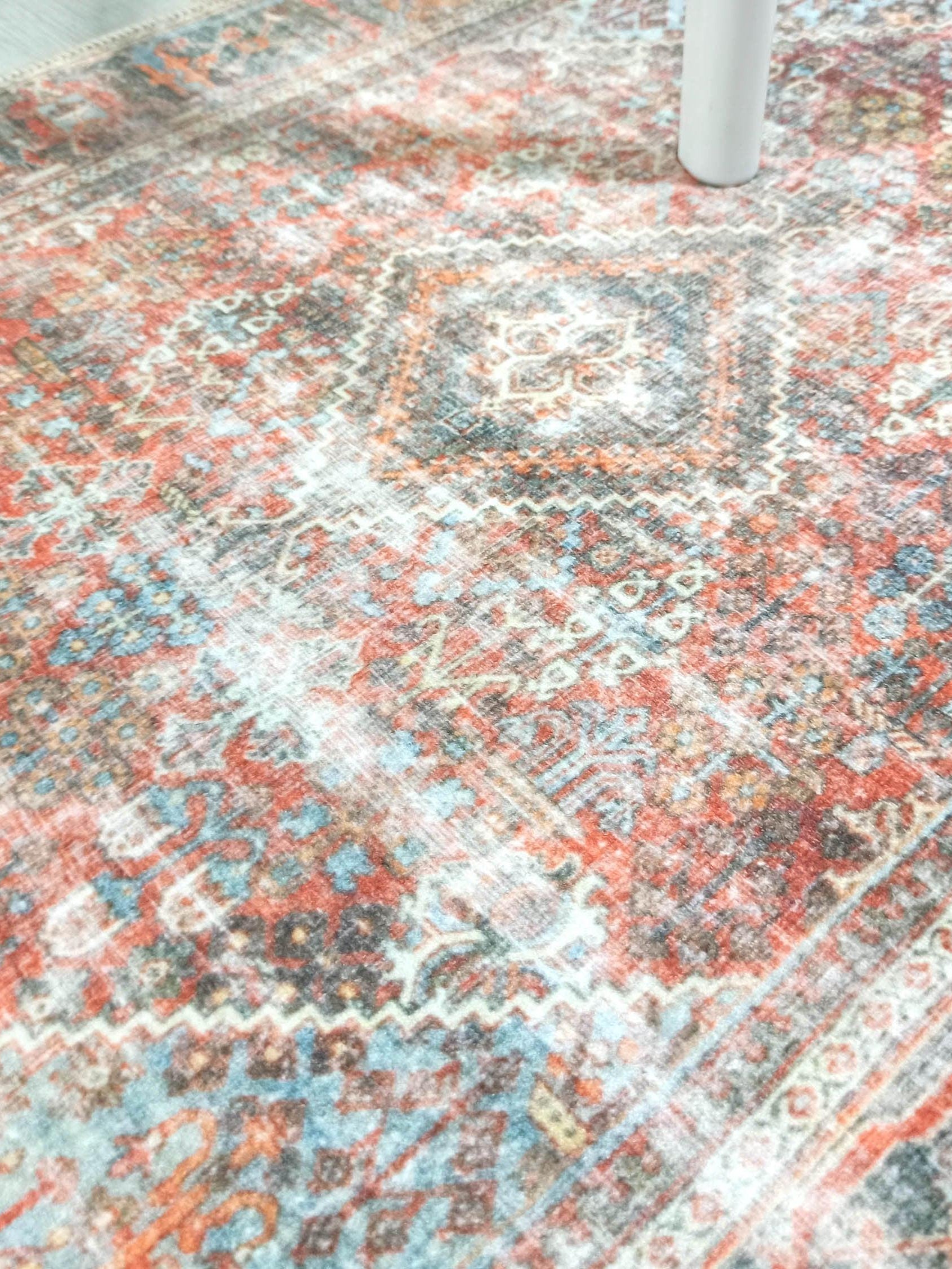 Nirvana Red Terracotta Brown Vintage Persian 2x3 Rug