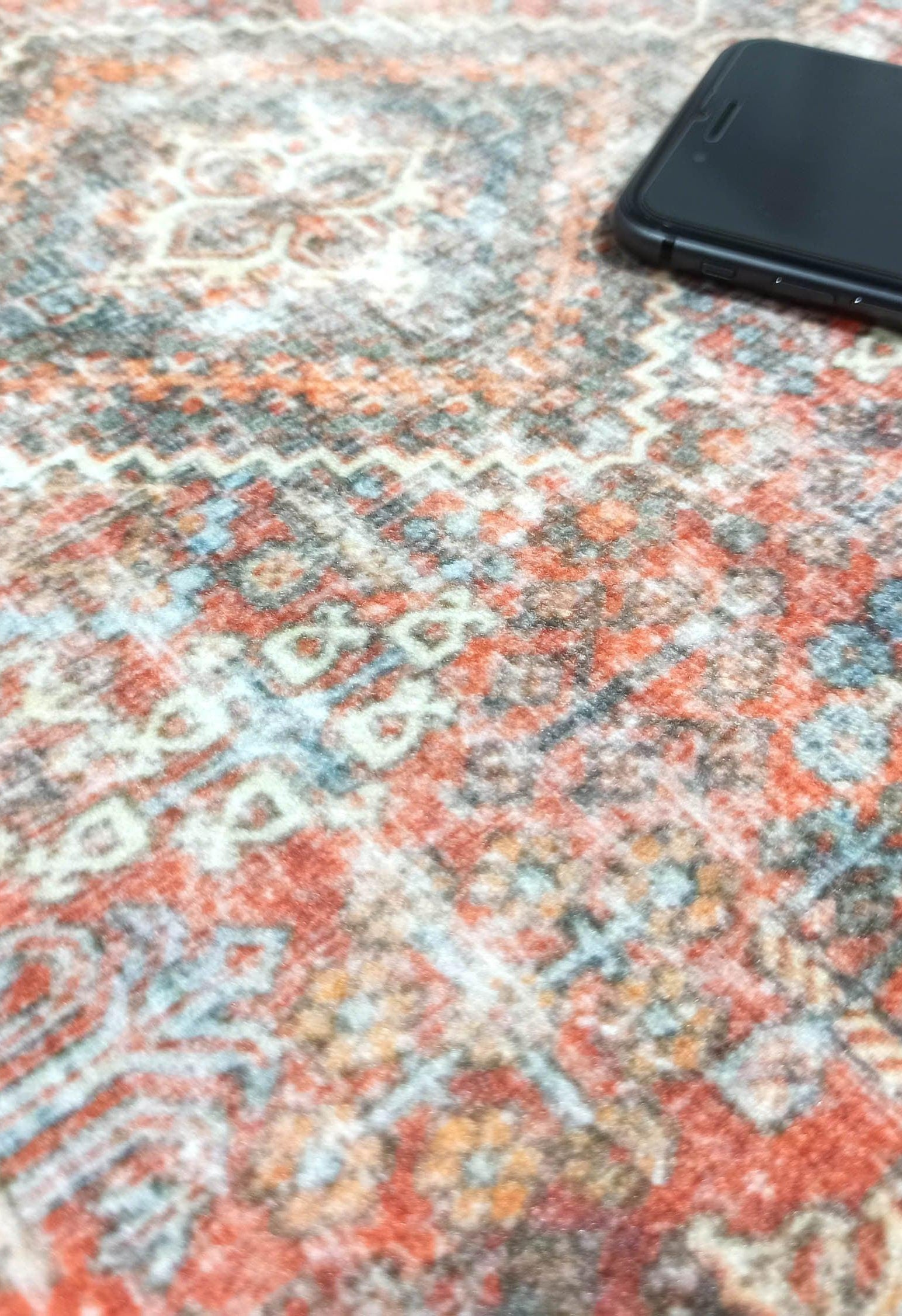 Nirvana Red Terracotta Brown Vintage Persian 2x3 Rug