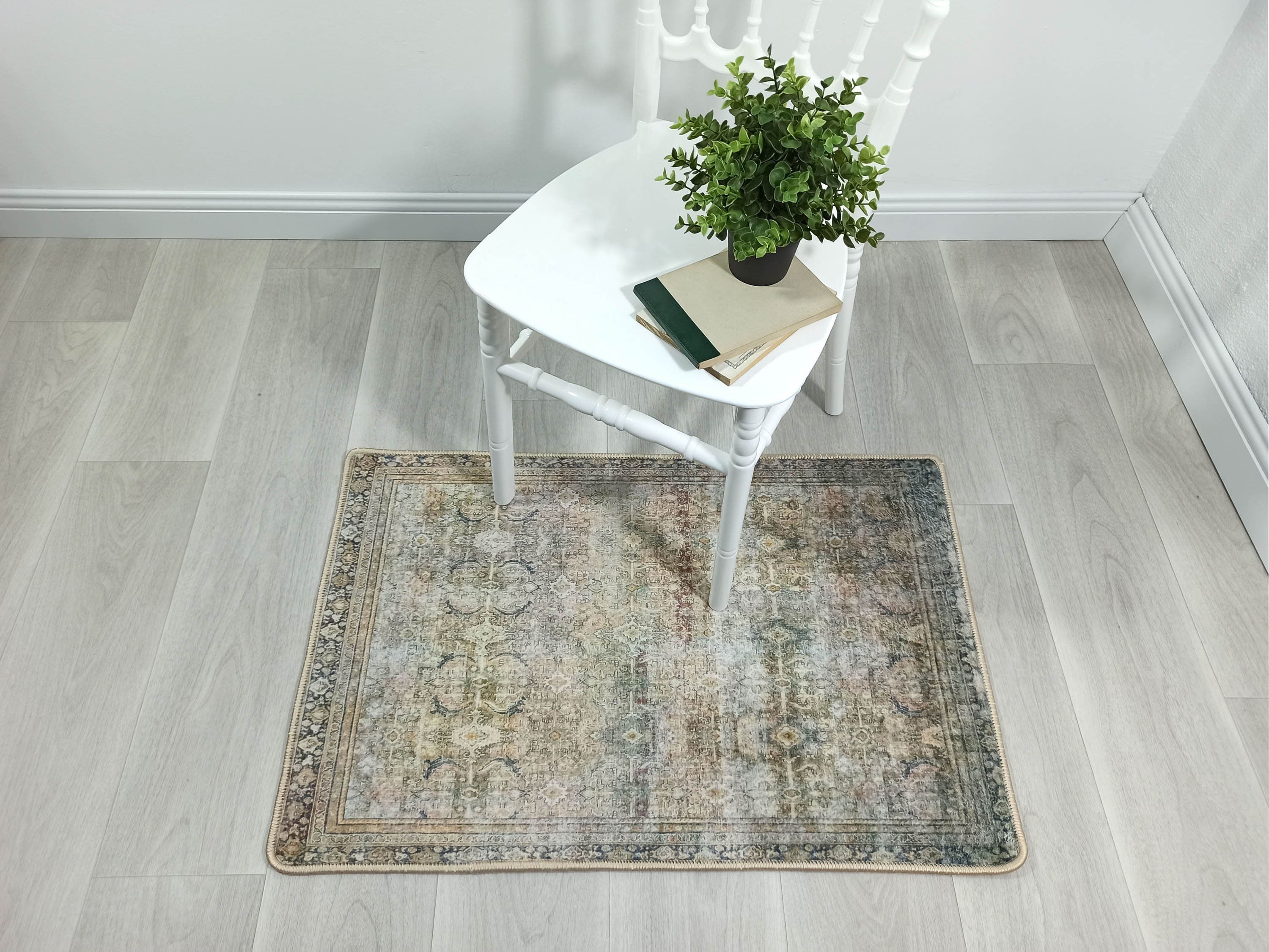 Irie Olive Green Moss Persian 2x3 Rug
