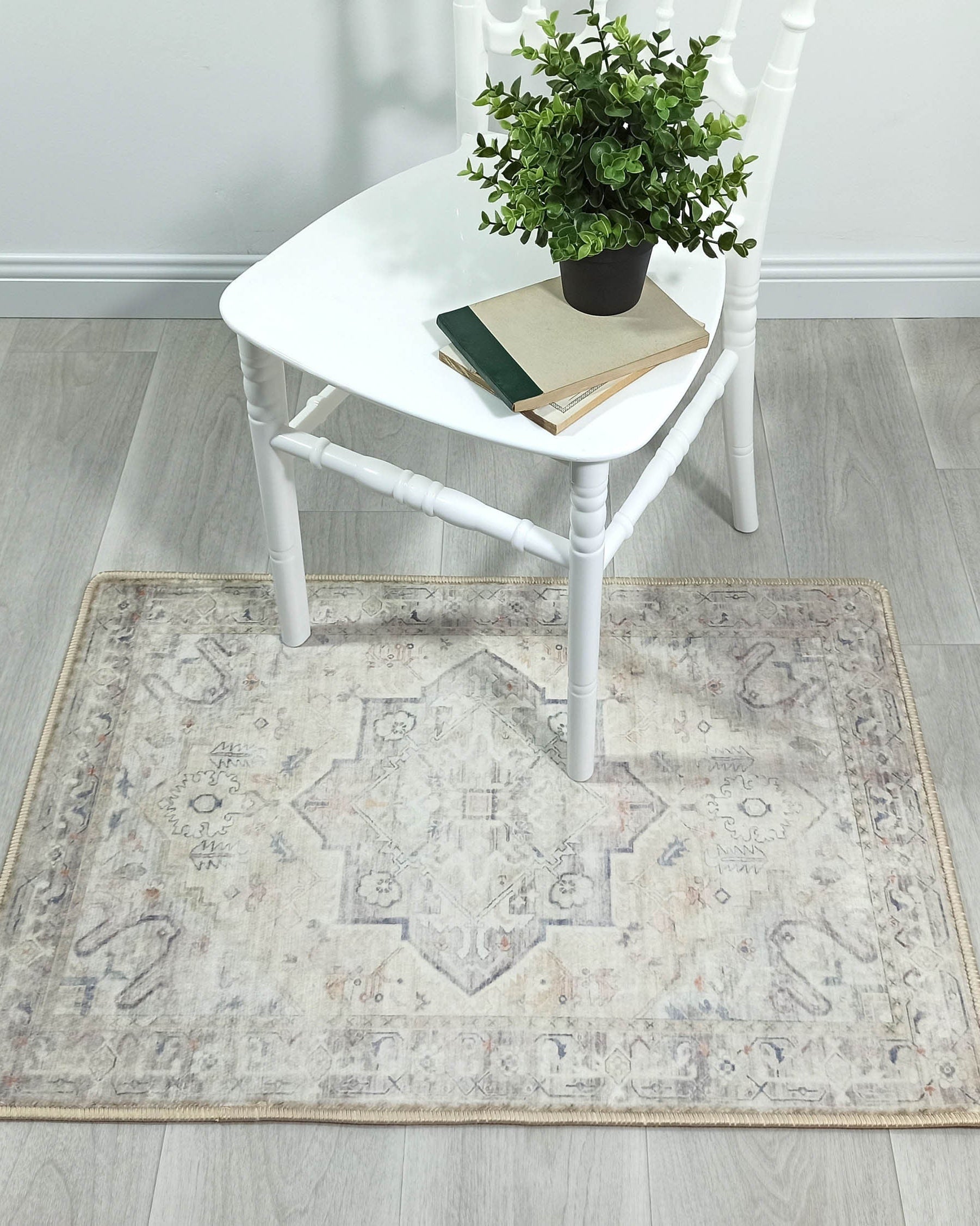 Kinzlee Neutral Beige Persian 2x3 Rug