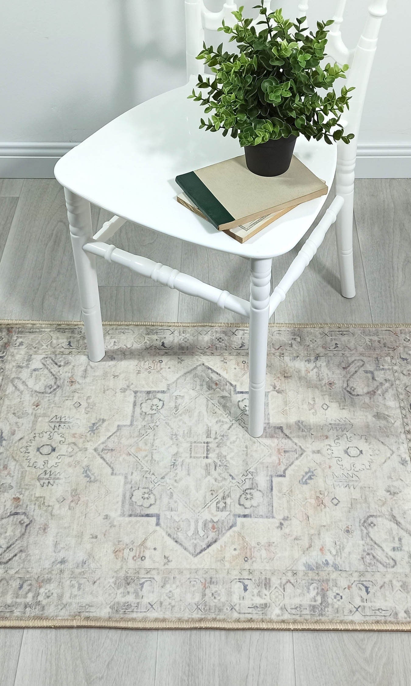 Kinzlee Neutral Beige Persian 2x3 Rug