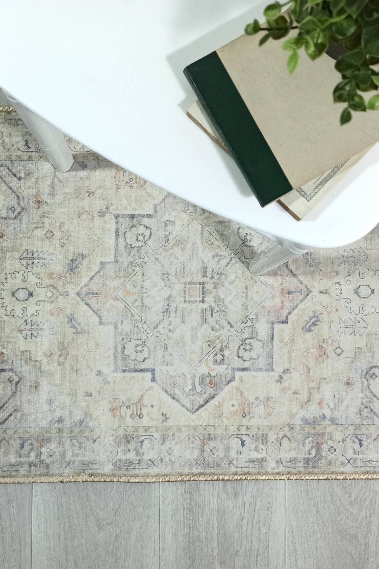 Kinzlee Neutral Beige Persian 2x3 Rug